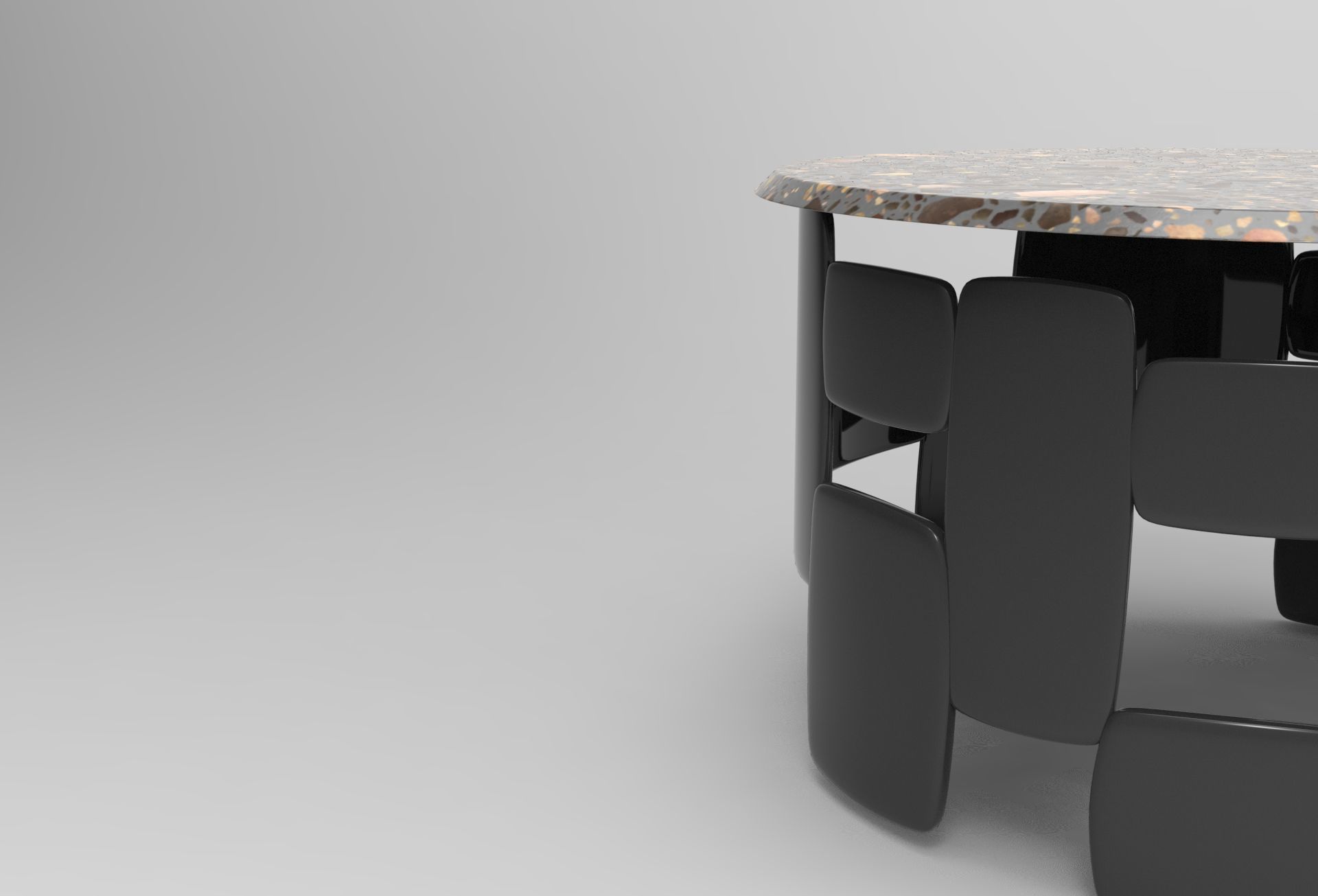 Hirito Center Table Low-poly 3D model_3