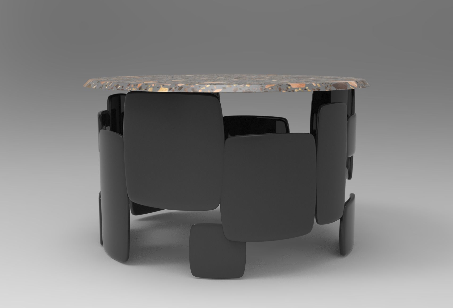 Hirito Center Table Low-poly 3D model_2
