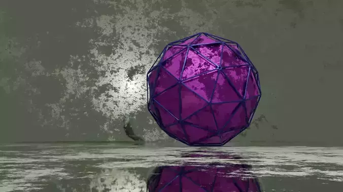 3D abstract pentagon 1