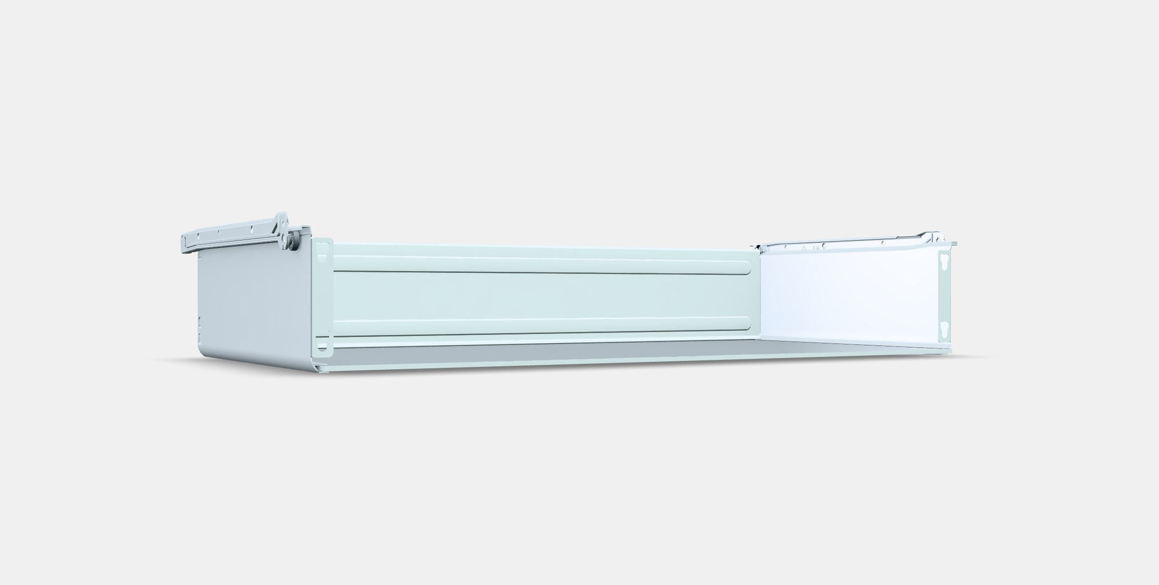 HJALPA Drawer without front Low-poly 3D model_9