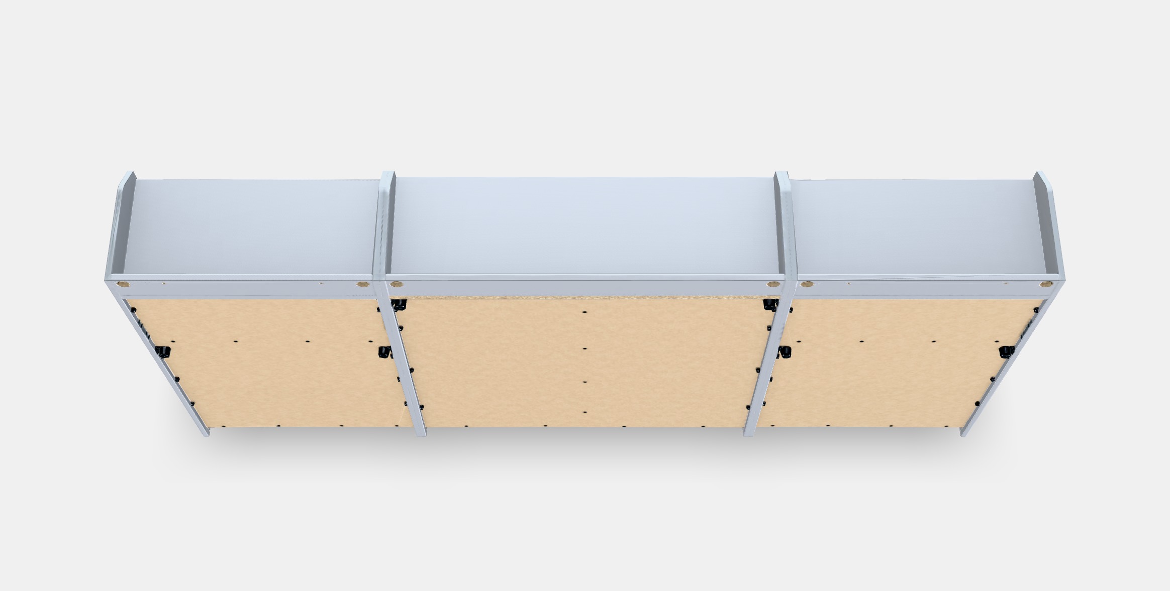 HAUGA Storage combination 10 Low-poly 3D model_5