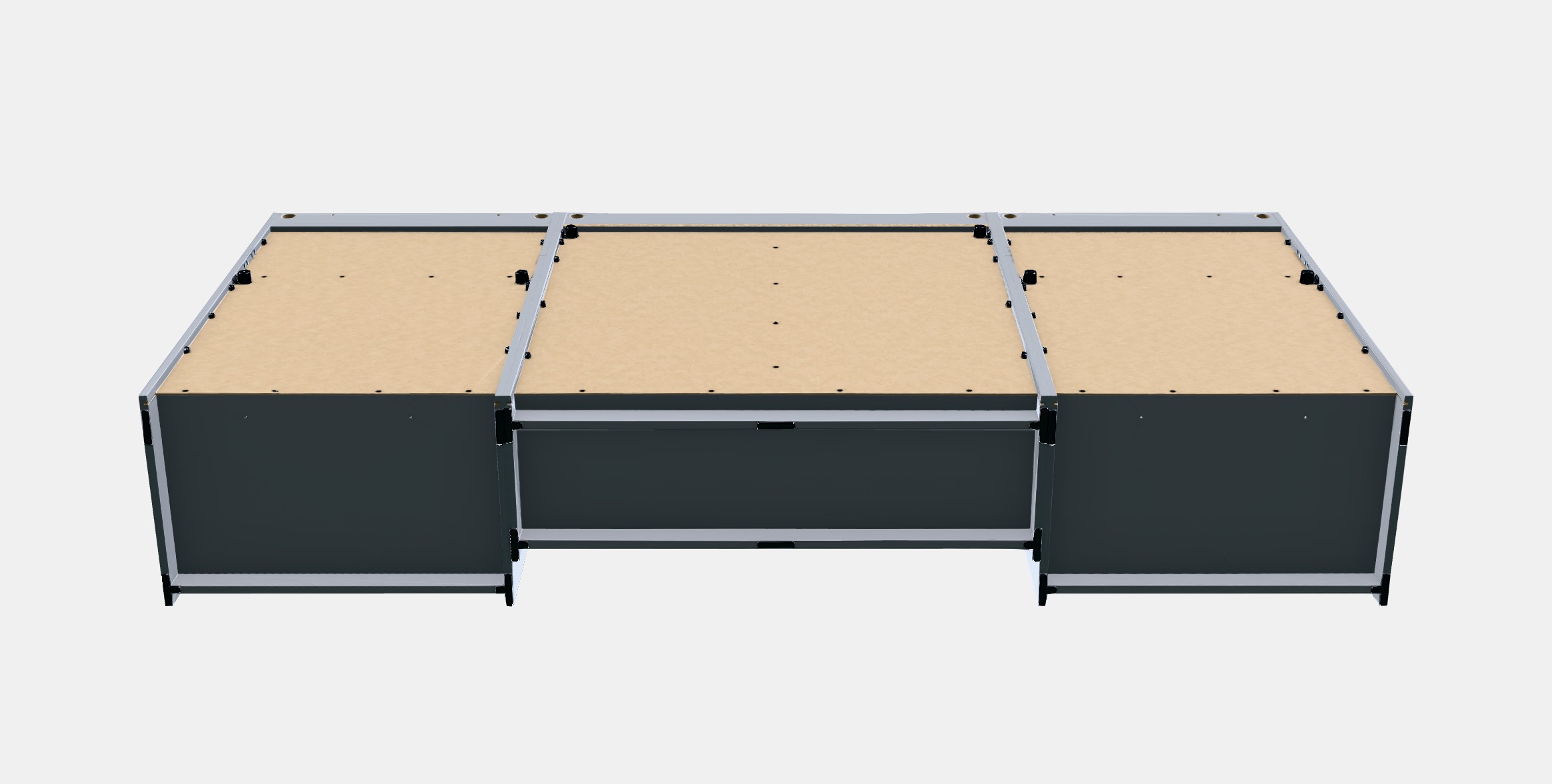 HAUGA Storage combination 10 Low-poly 3D model_10