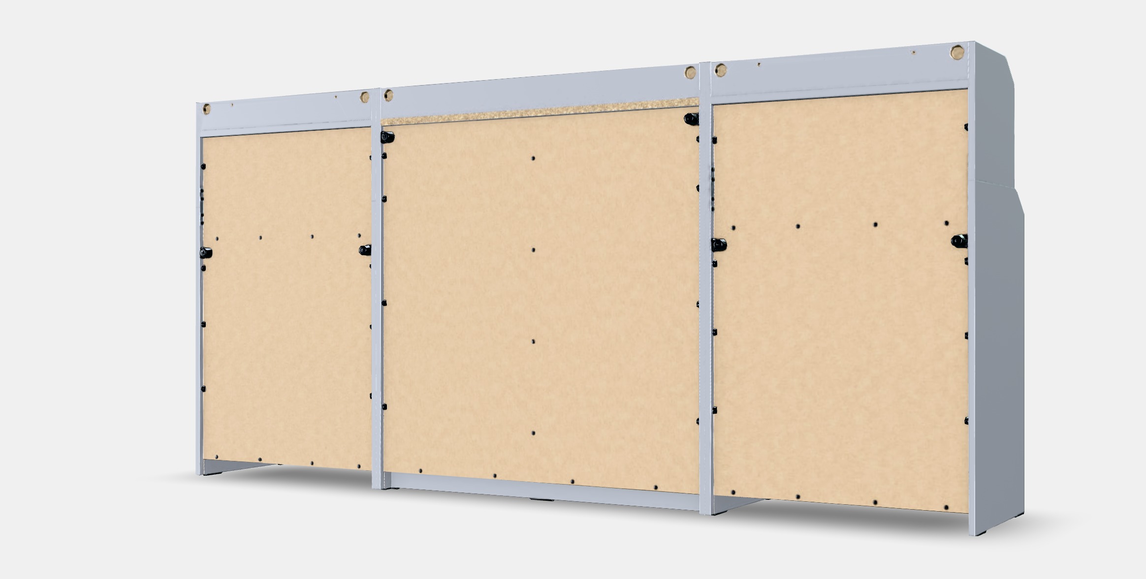 HAUGA Storage combination 10 Low-poly 3D model_4