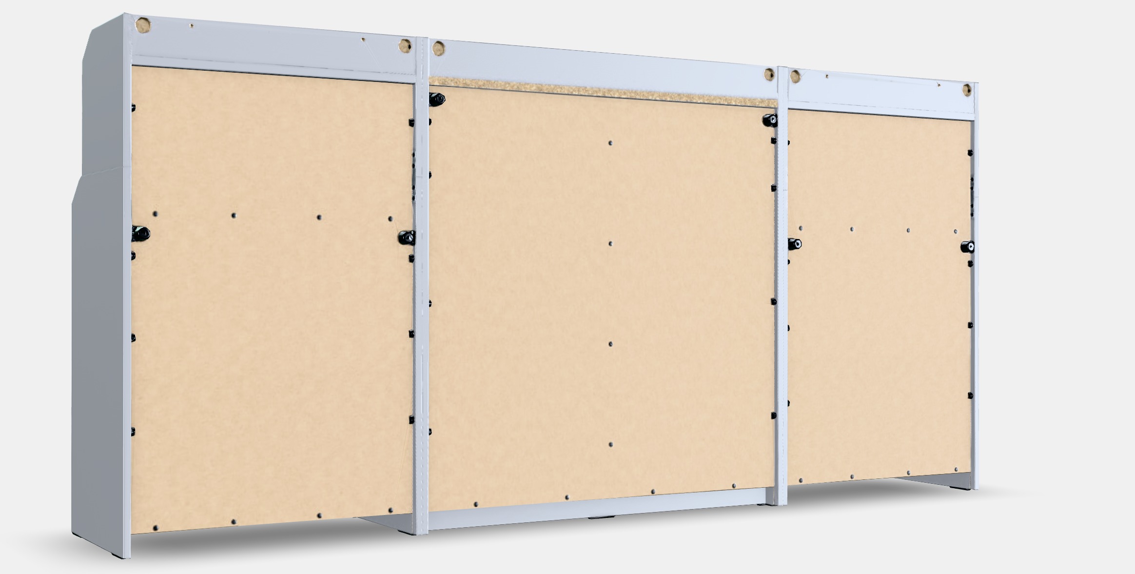 HAUGA Storage combination 10 Low-poly 3D model_7