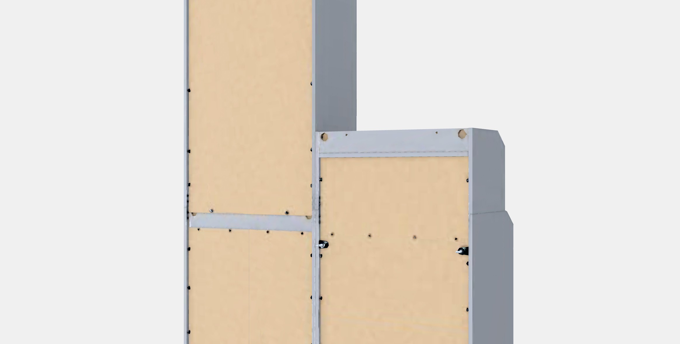 HAUGA Storage combination 11 Low-poly 3D model_6