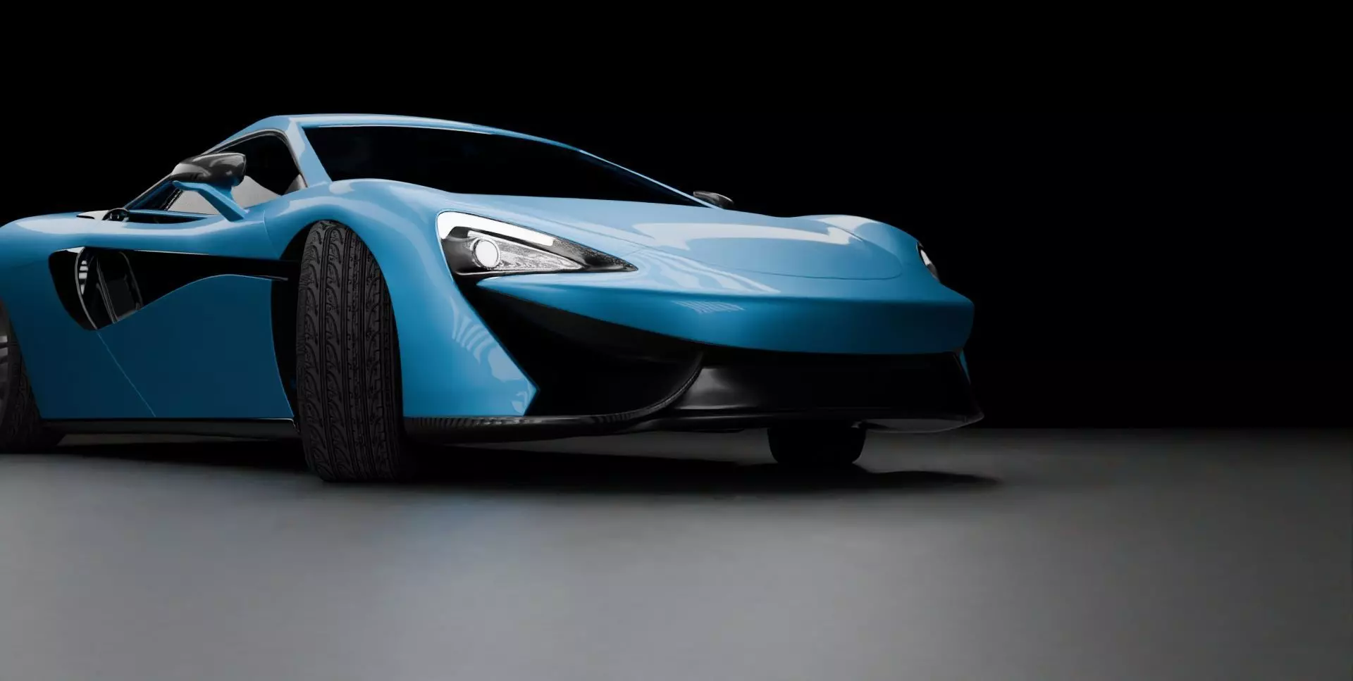 mclaren Low-poly 3D model_0