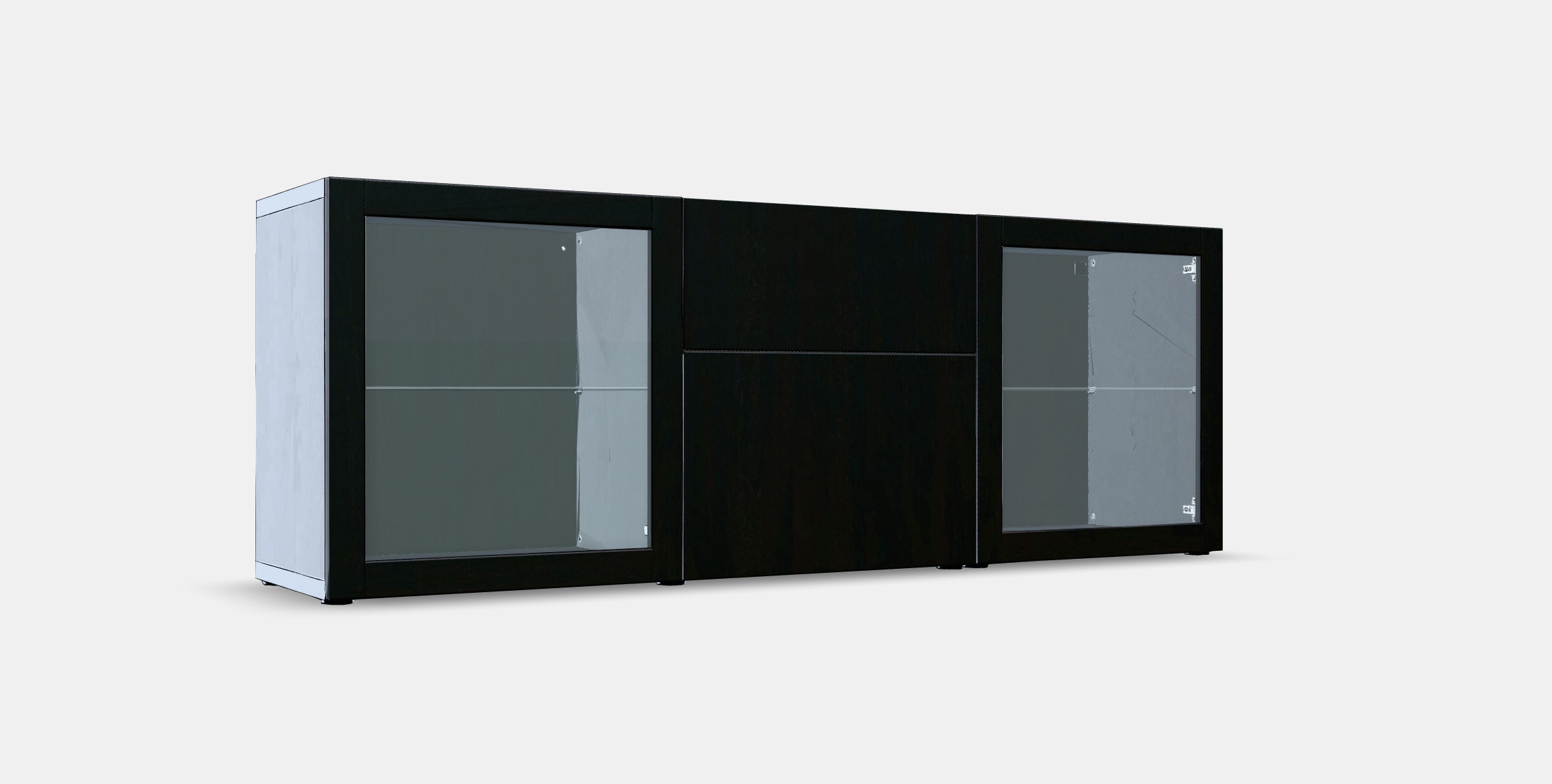 BESTA Storage combination with drawers 1 Low-poly 3D model_9