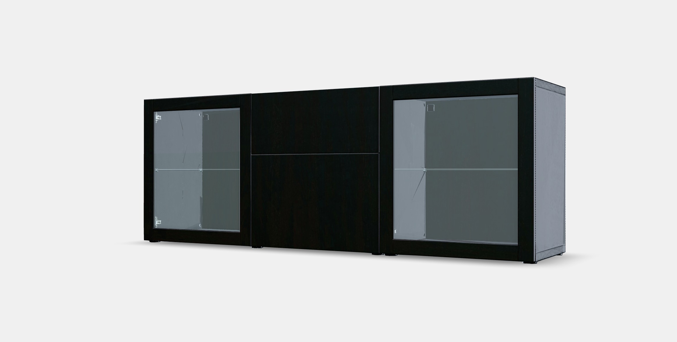 BESTA Storage combination with drawers 1 Low-poly 3D model_13