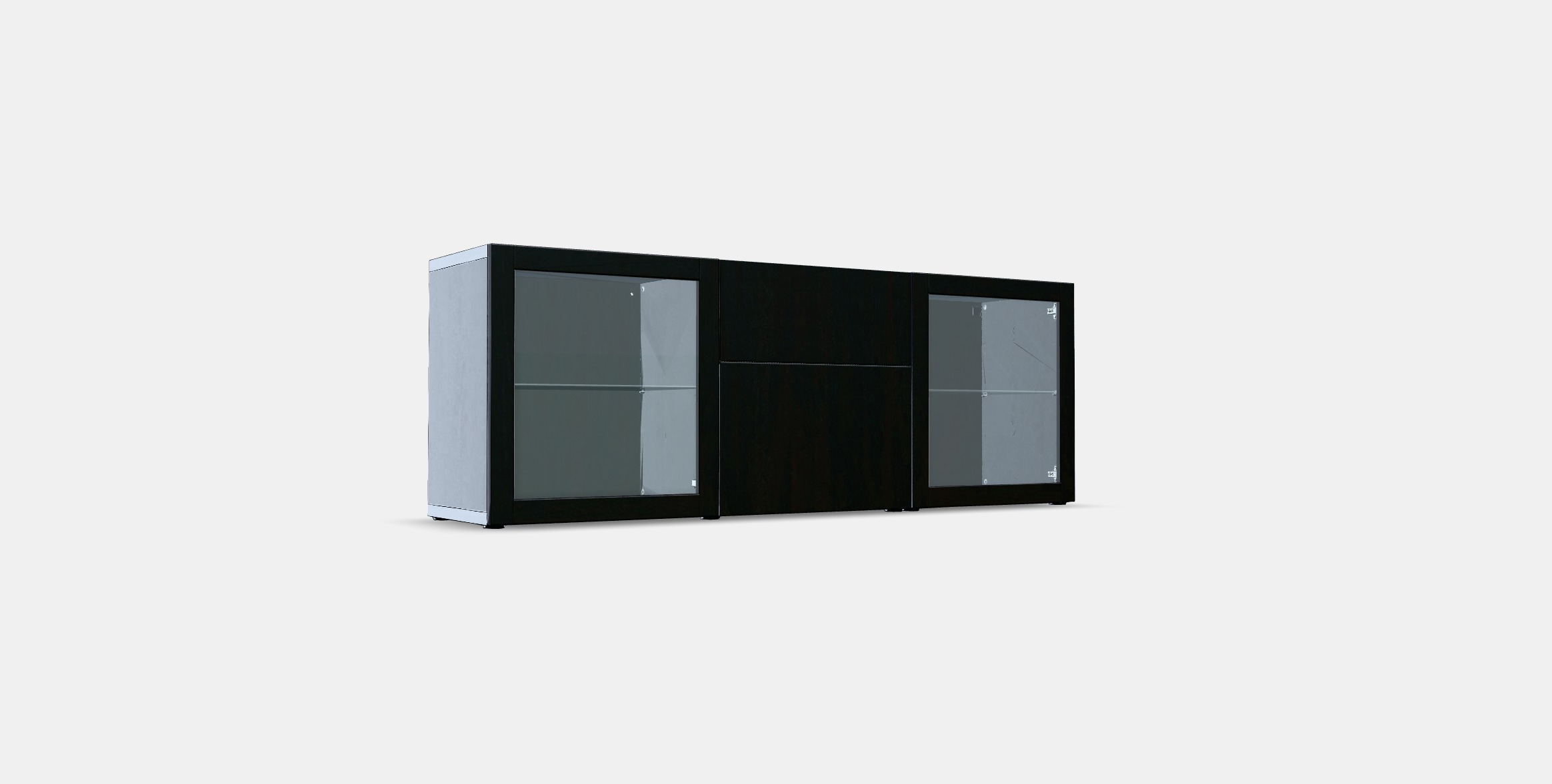 BESTA Storage combination with drawers 1 Low-poly 3D model_3