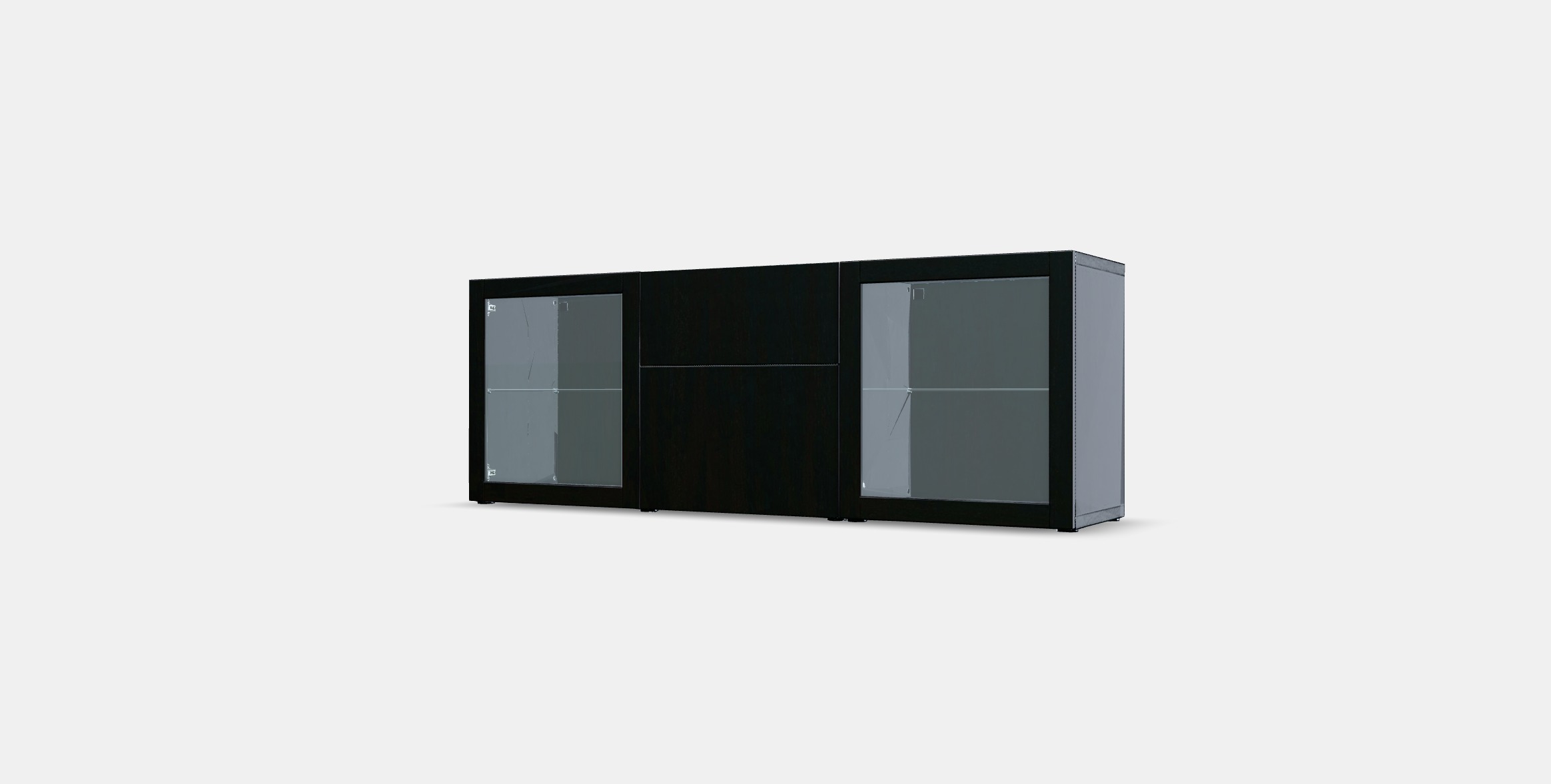 BESTA Storage combination with drawers 1 Low-poly 3D model_12