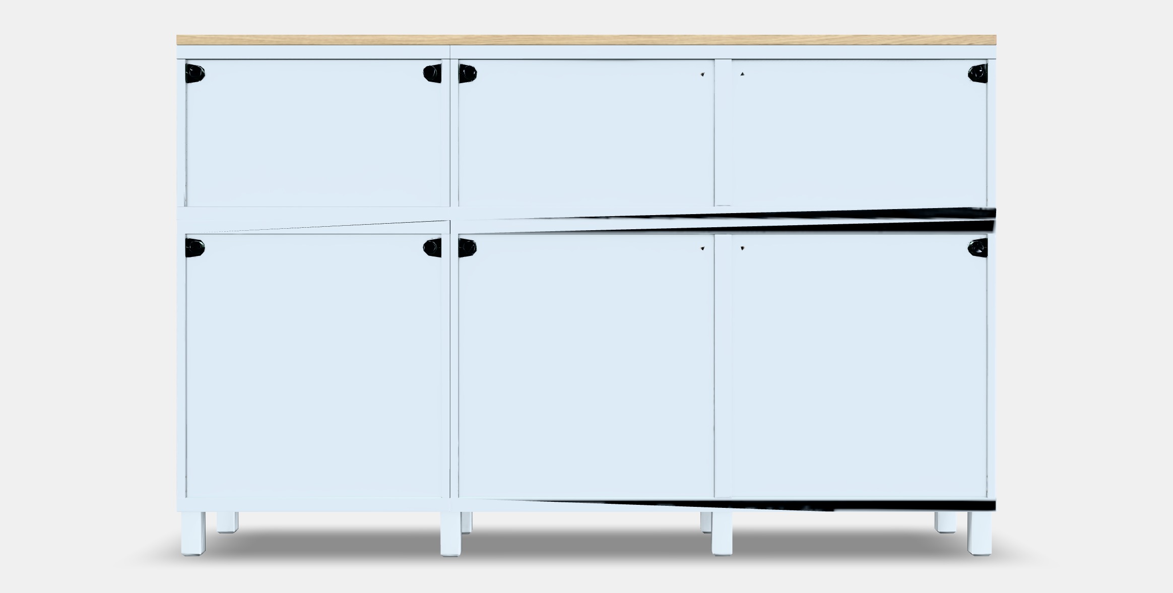 BESTA Storage combination with doors 33 Low-poly 3D model_15