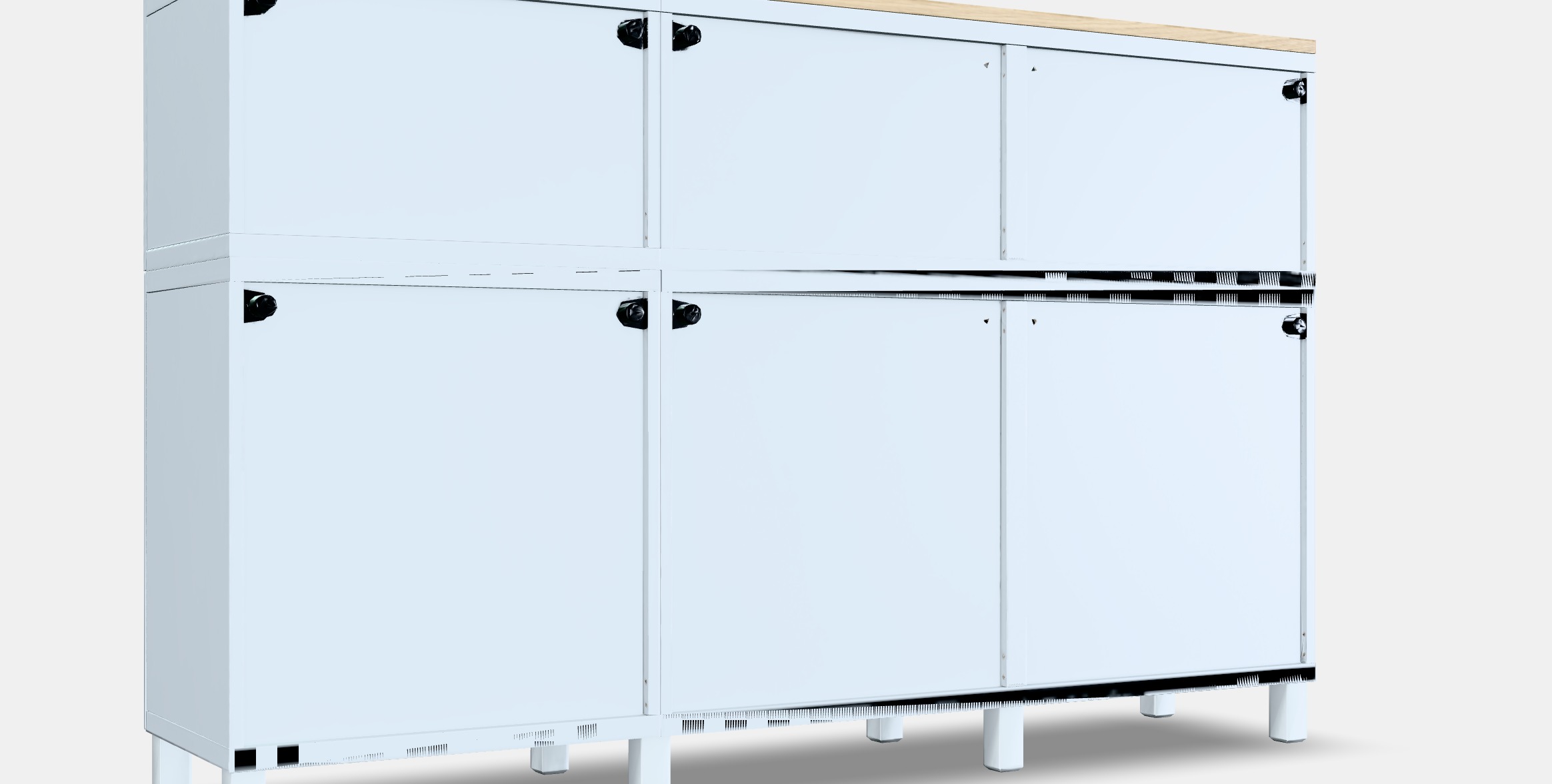 BESTA Storage combination with doors 33 Low-poly 3D model_3