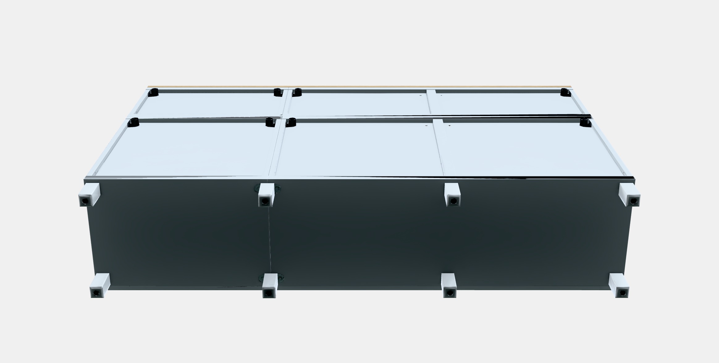 BESTA Storage combination with doors 33 Low-poly 3D model_8