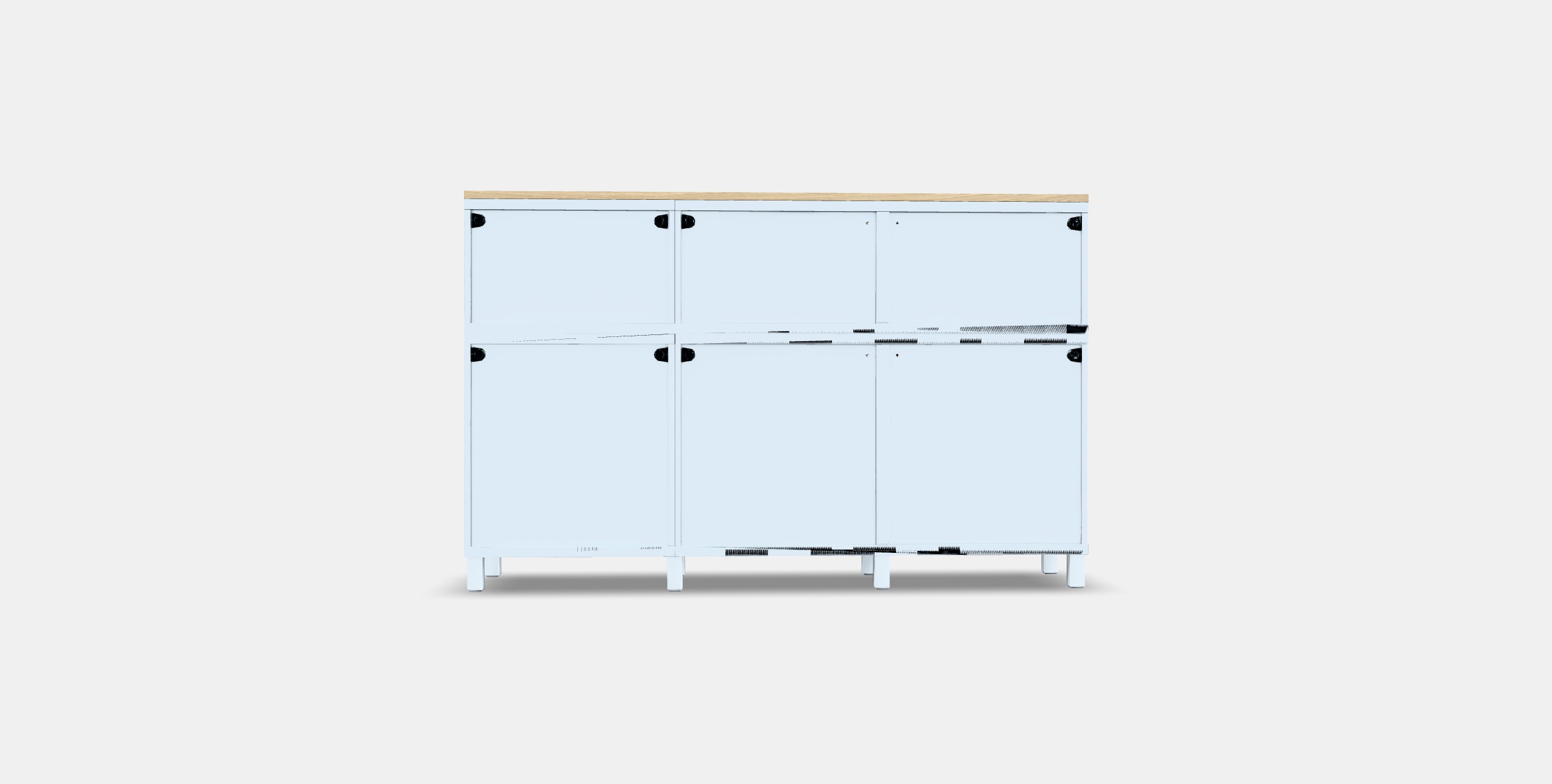 BESTA Storage combination with doors 33 Low-poly 3D model_14