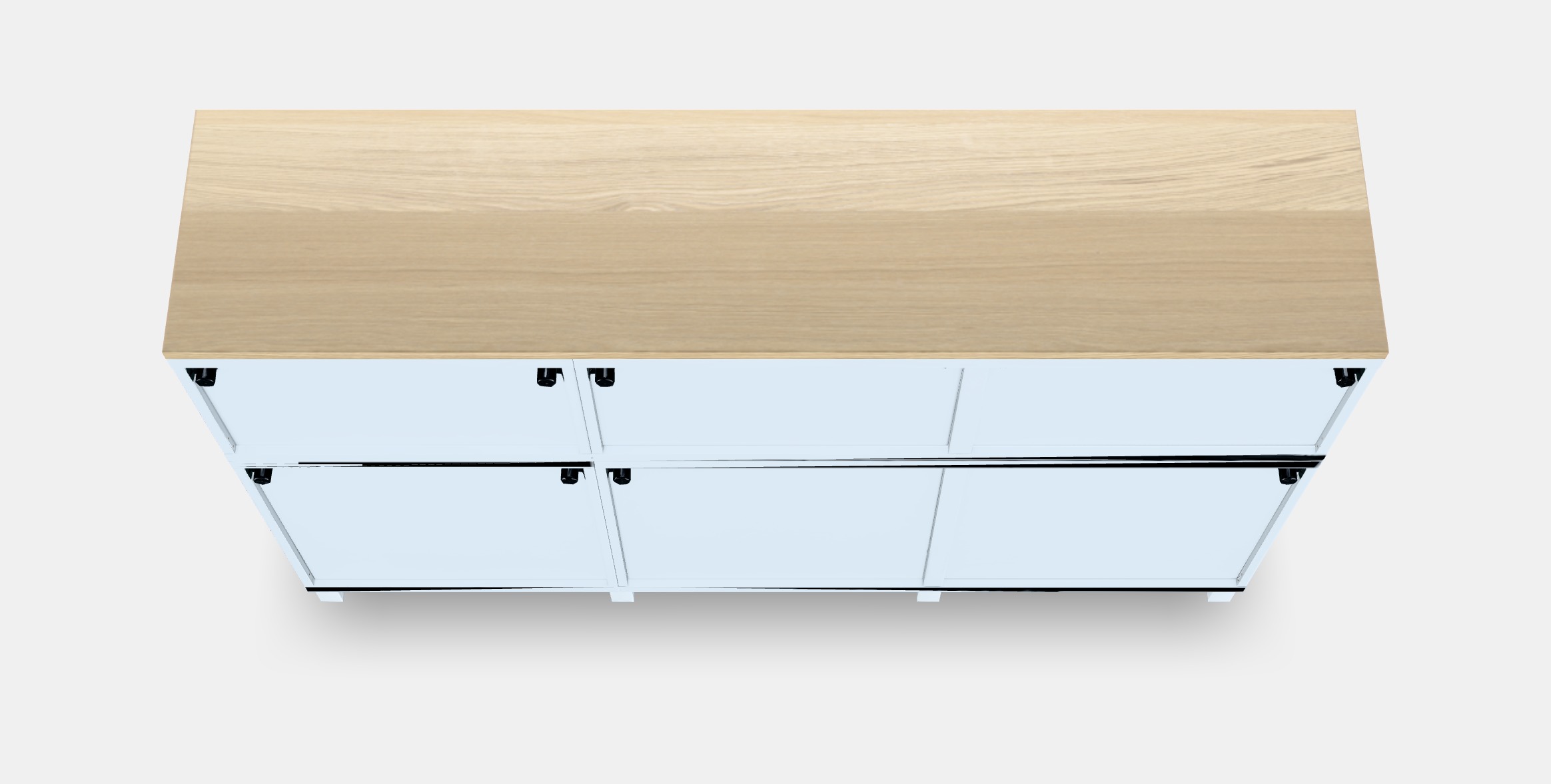 BESTA Storage combination with doors 33 Low-poly 3D model_7