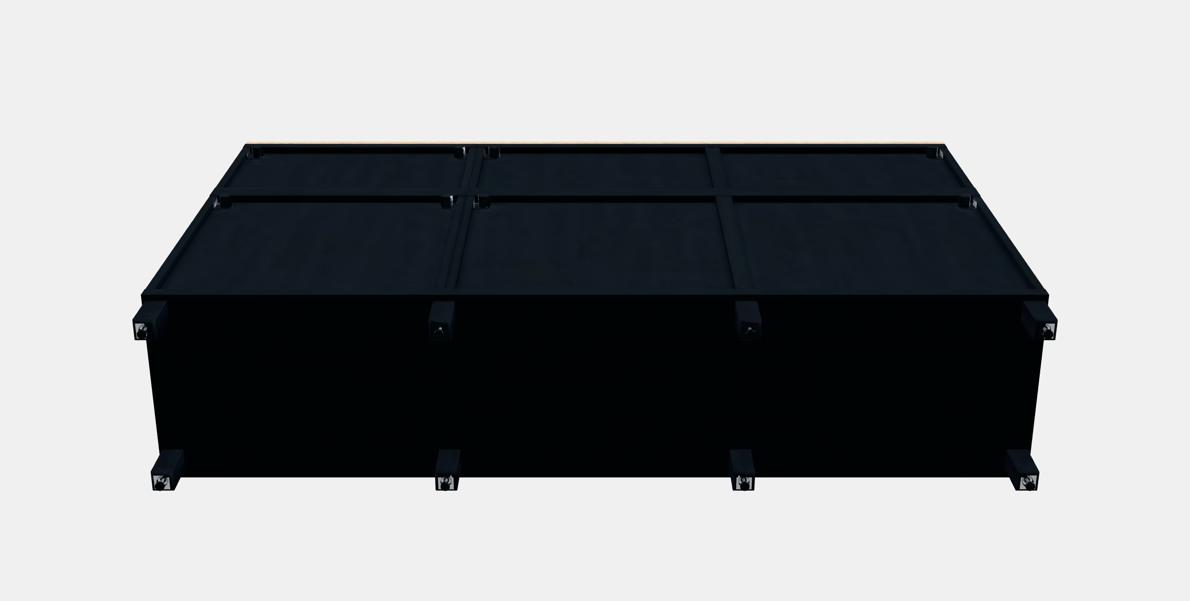 BESTA Storage combination with doors 34 Low-poly 3D model_8