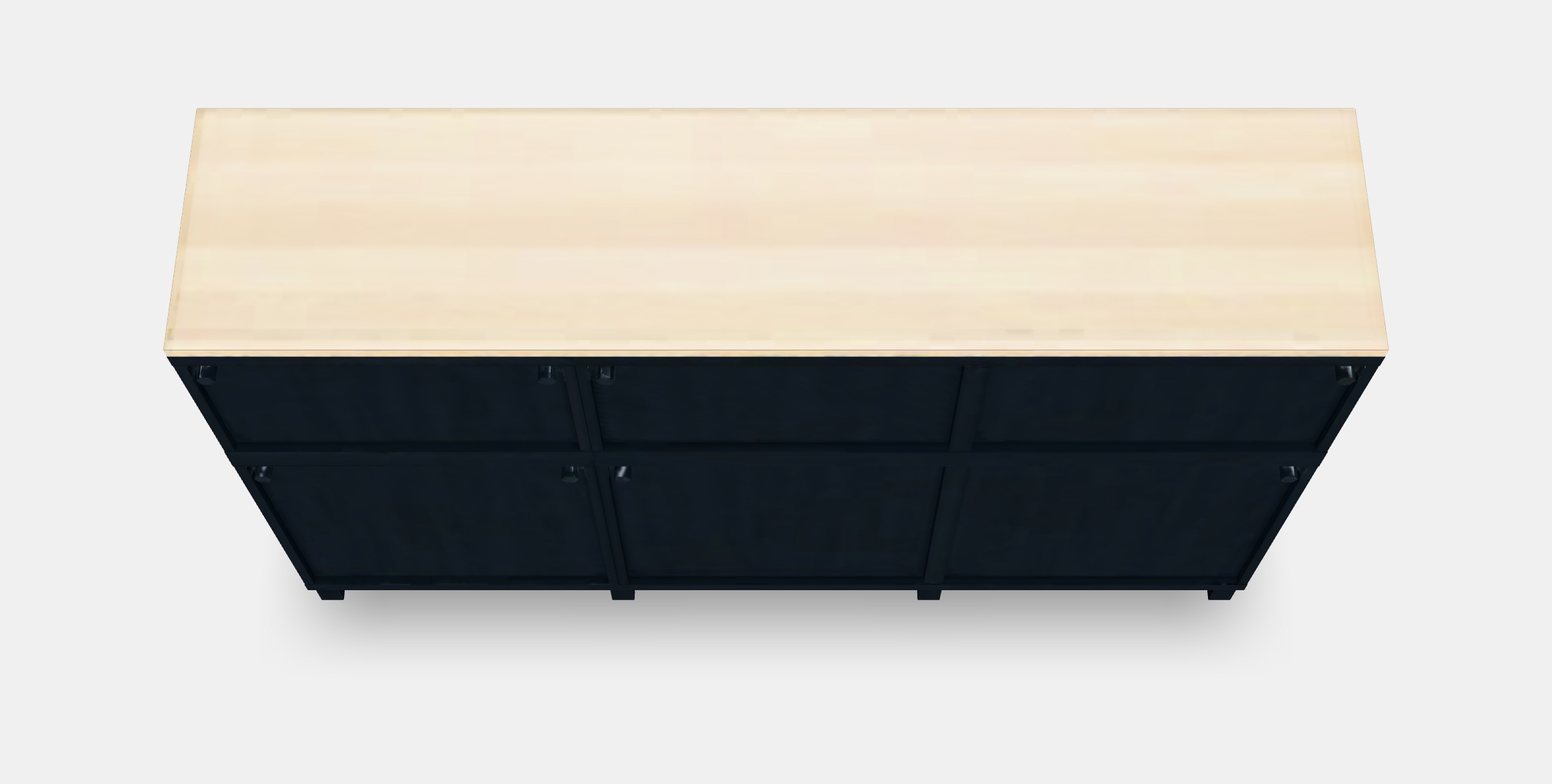 BESTA Storage combination with doors 34 Low-poly 3D model_3