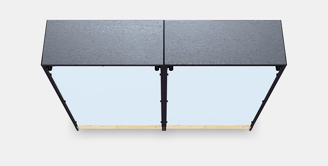 HAVSTA Storage combination w glass-doors 1 Low-poly 3D model