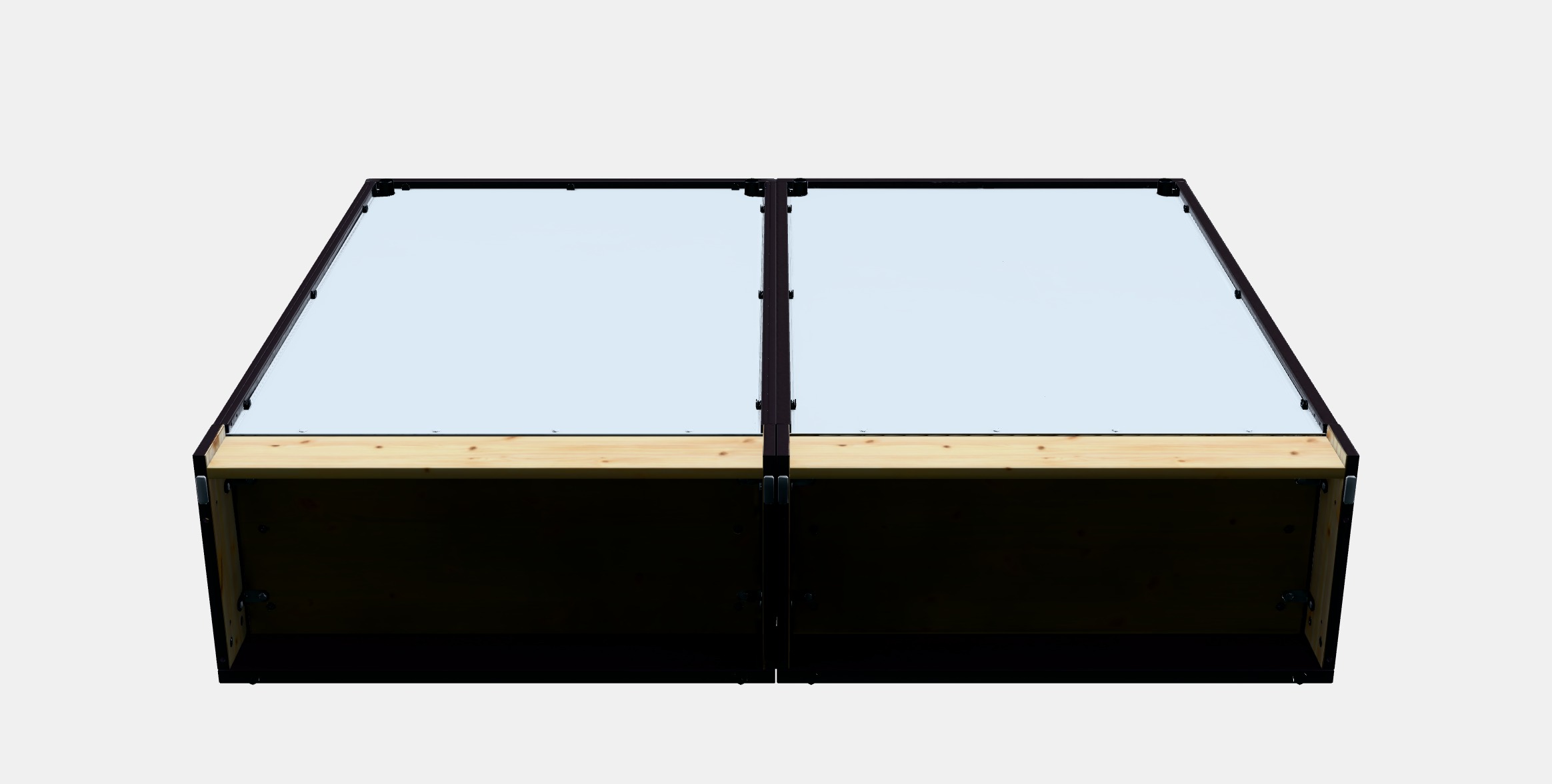 HAVSTA Storage combination w glass-doors 1 Low-poly 3D model_8