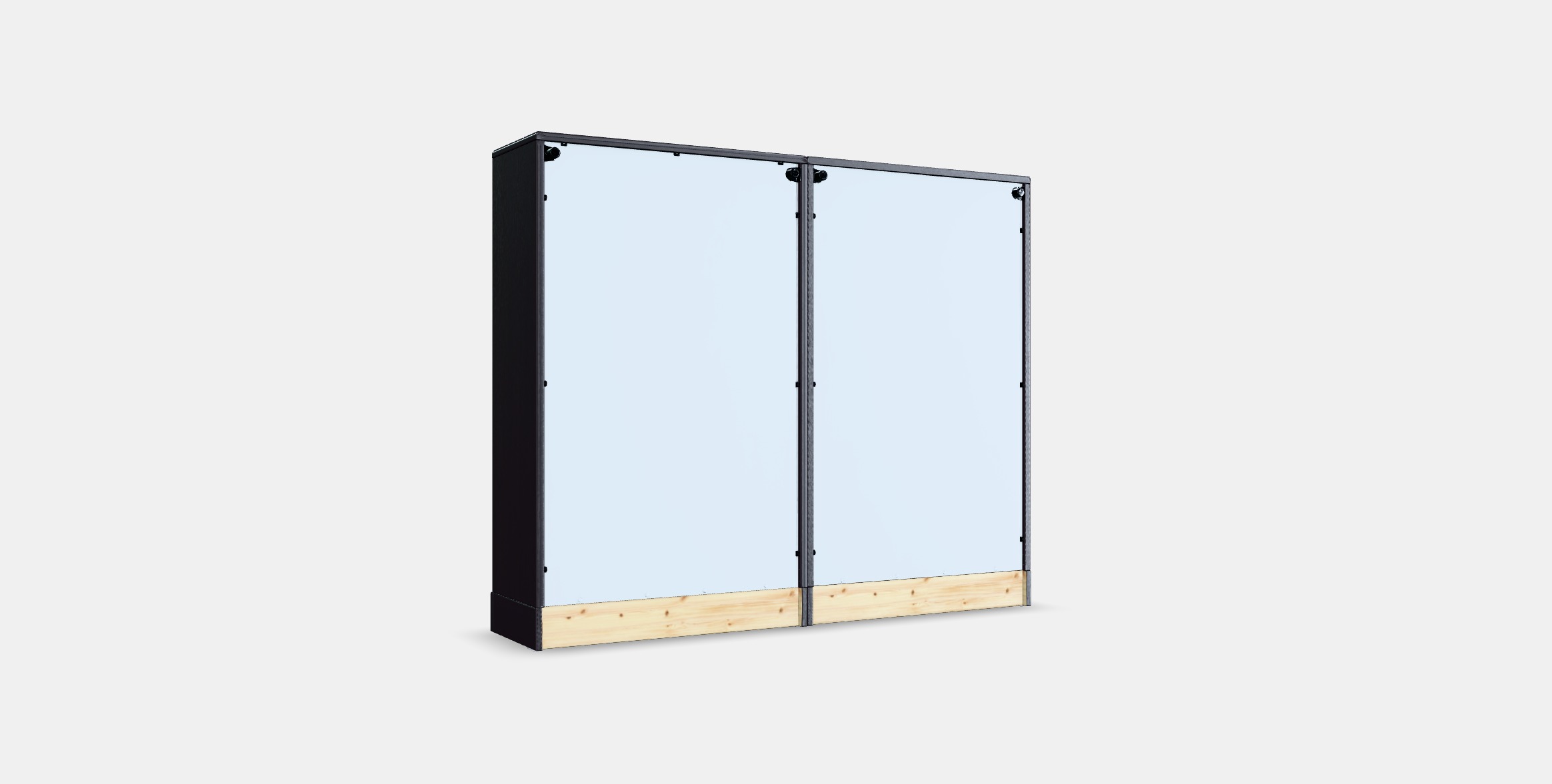 HAVSTA Storage combination w glass-doors 1 Low-poly 3D model_16