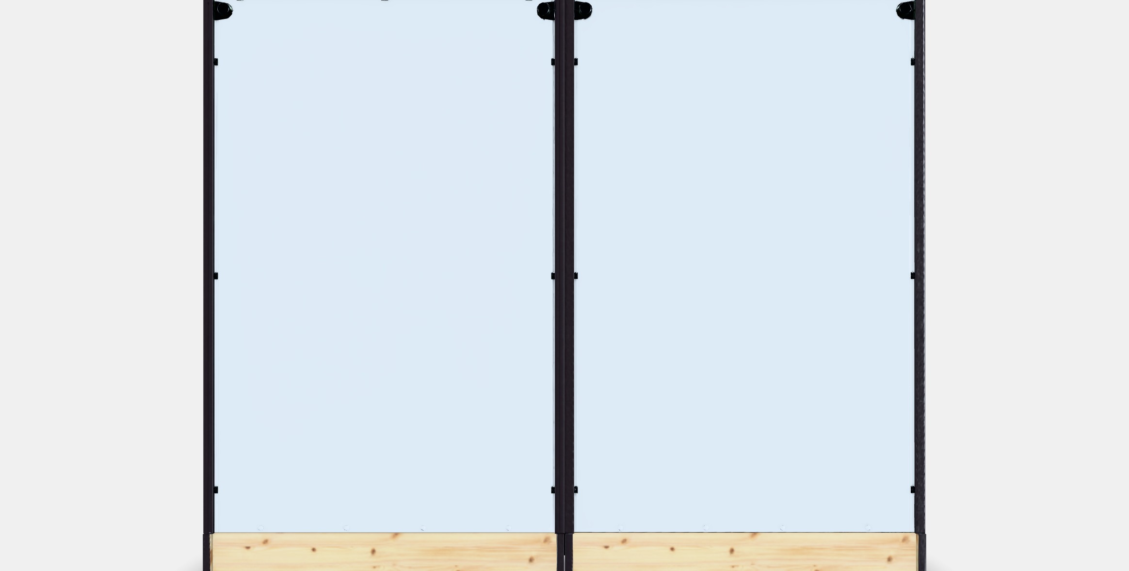 HAVSTA Storage combination w glass-doors 1 Low-poly 3D model_15