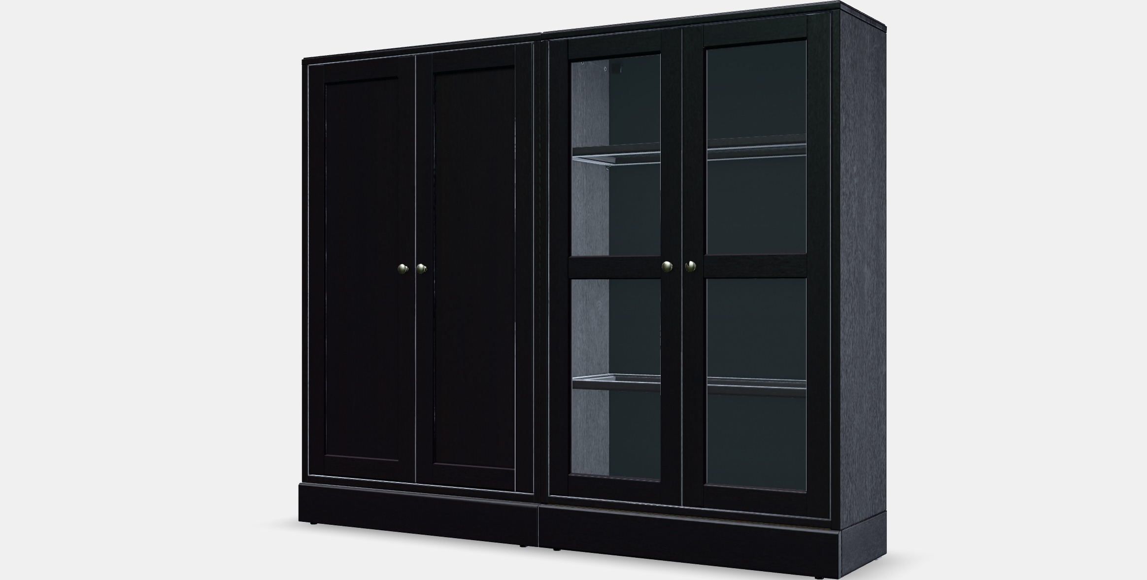 HAVSTA Storage combination w glass-doors 1 Low-poly 3D model_14
