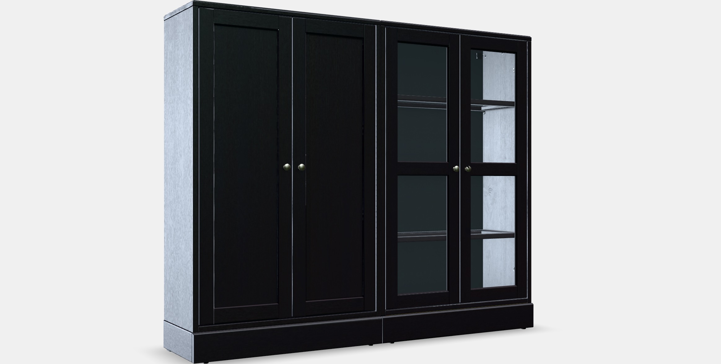 HAVSTA Storage combination w glass-doors 1 Low-poly 3D model_9