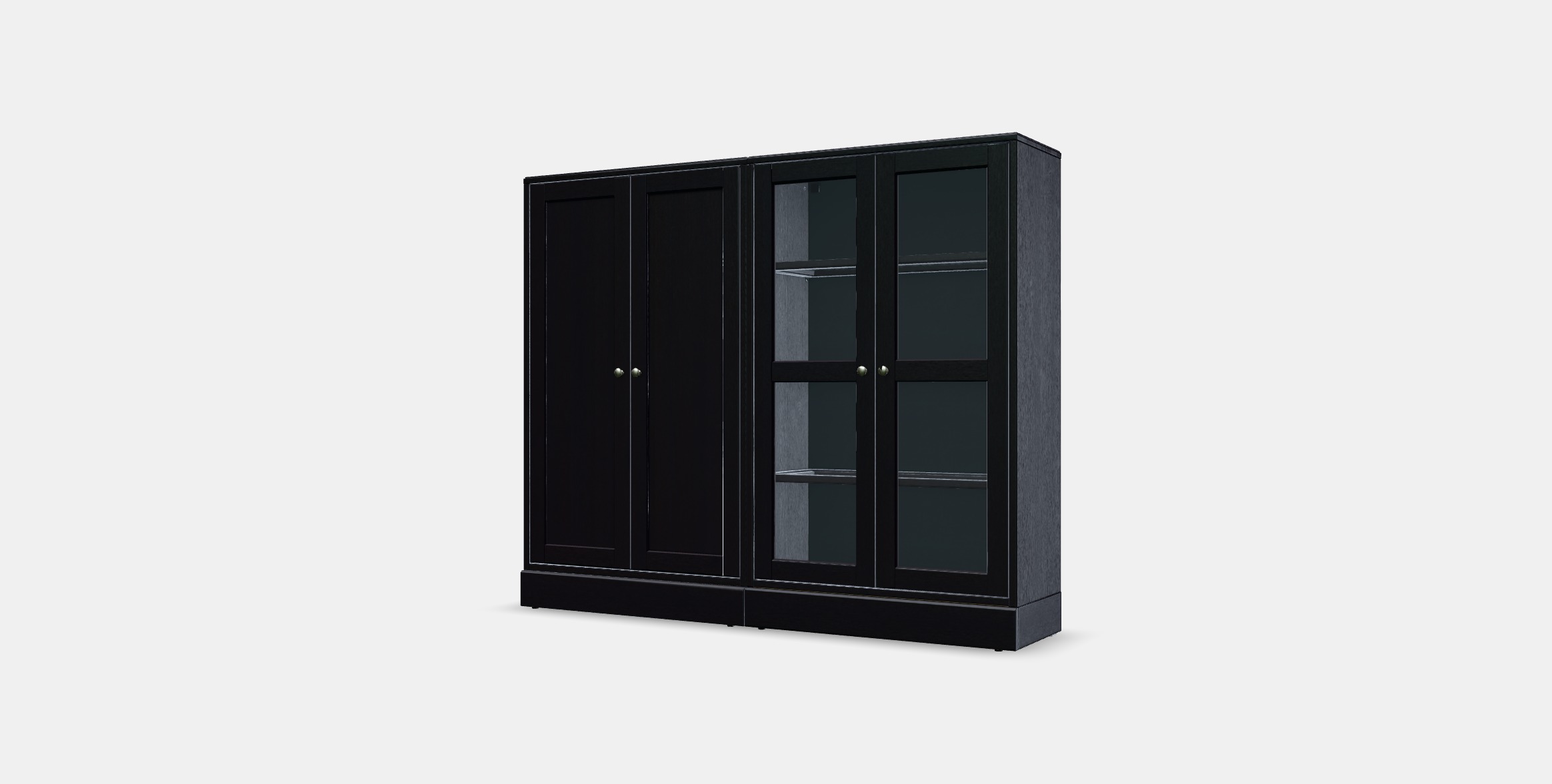 HAVSTA Storage combination w glass-doors 1 Low-poly 3D model_12