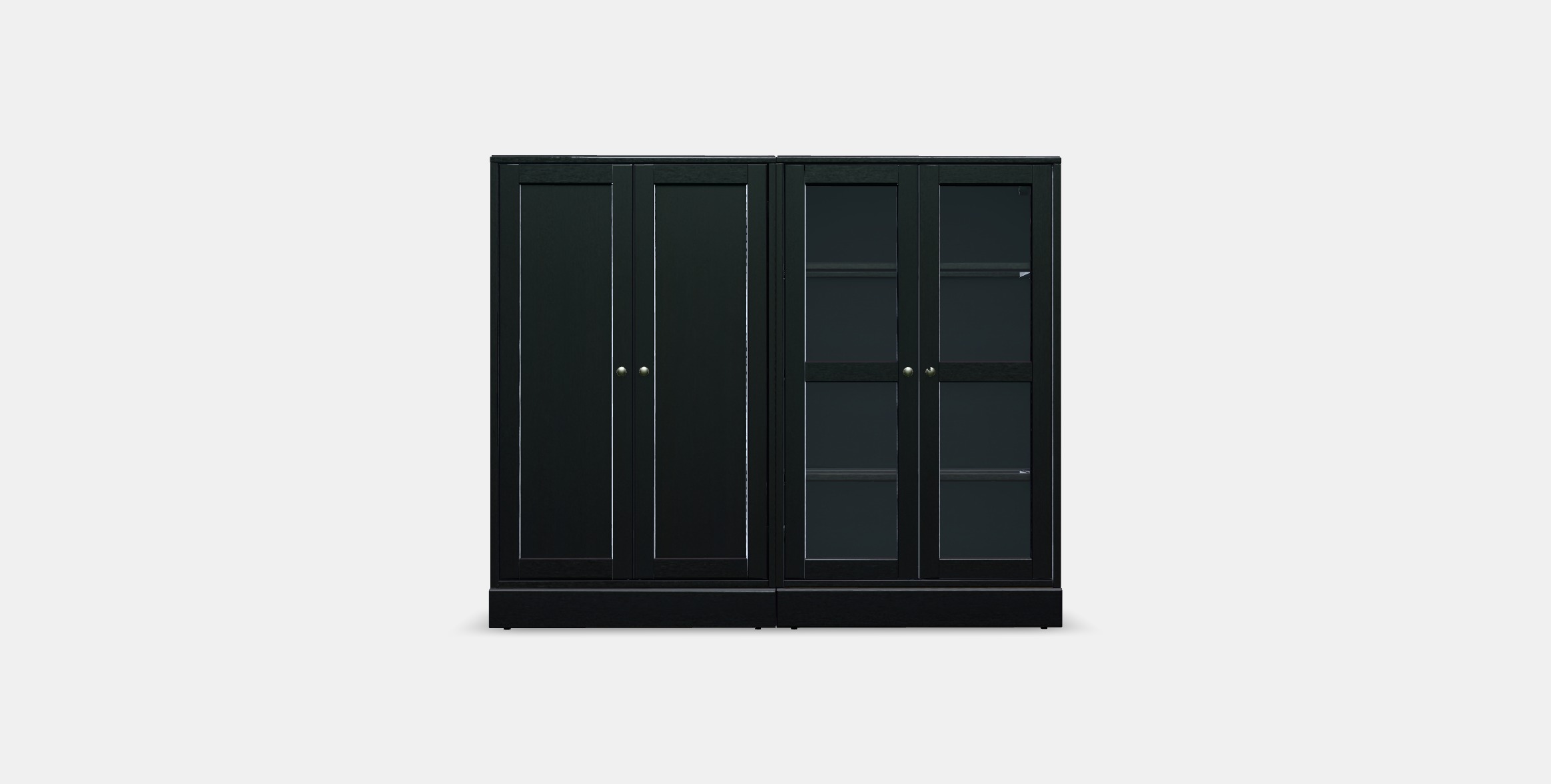 HAVSTA Storage combination w glass-doors 1 Low-poly 3D model_10