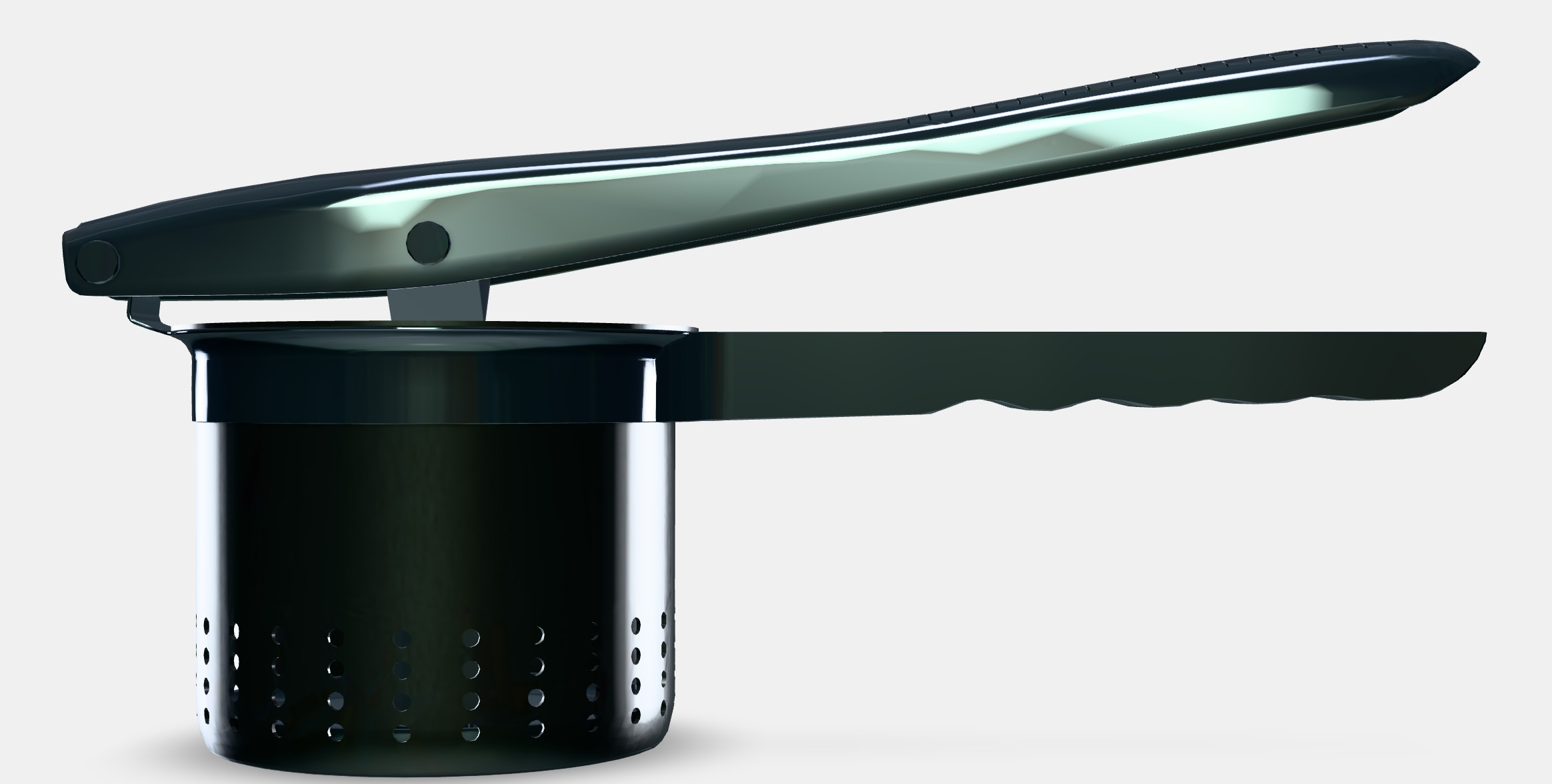 IDEALISK Potato press Low-poly 3D model_11