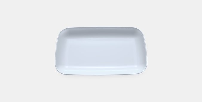 FARGKLAR Plate 5 Low-poly 3D model