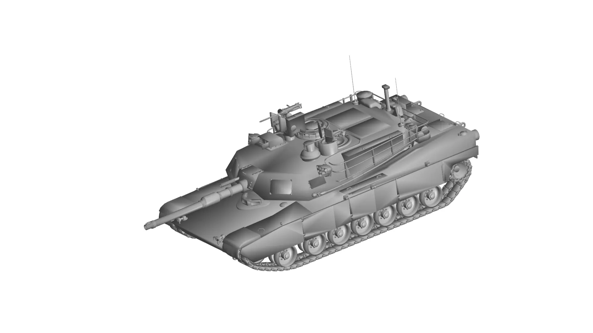 M1 Abrams 3D model