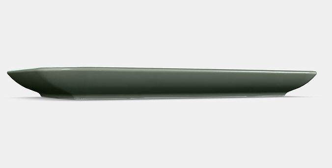 FARGKLAR Plate 6 Low-poly 3D model