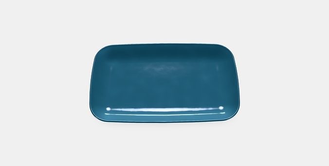 FARGKLAR Plate 7 Low-poly 3D model