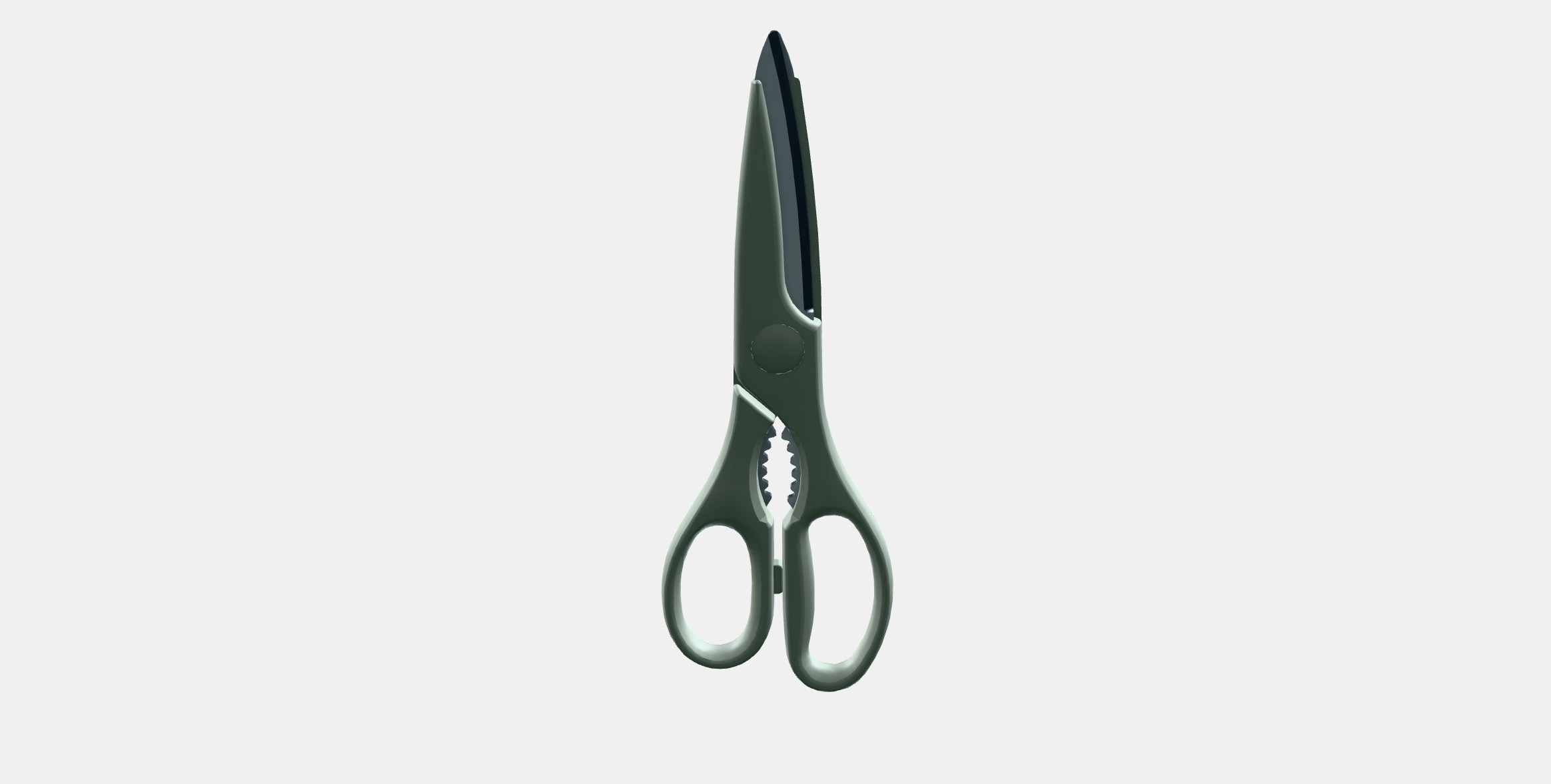 TROJKA Household scissors Low-poly 3D model_6