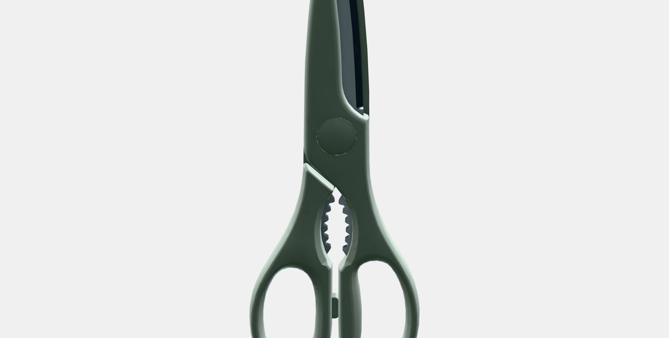 TROJKA Household scissors Low-poly 3D model_8