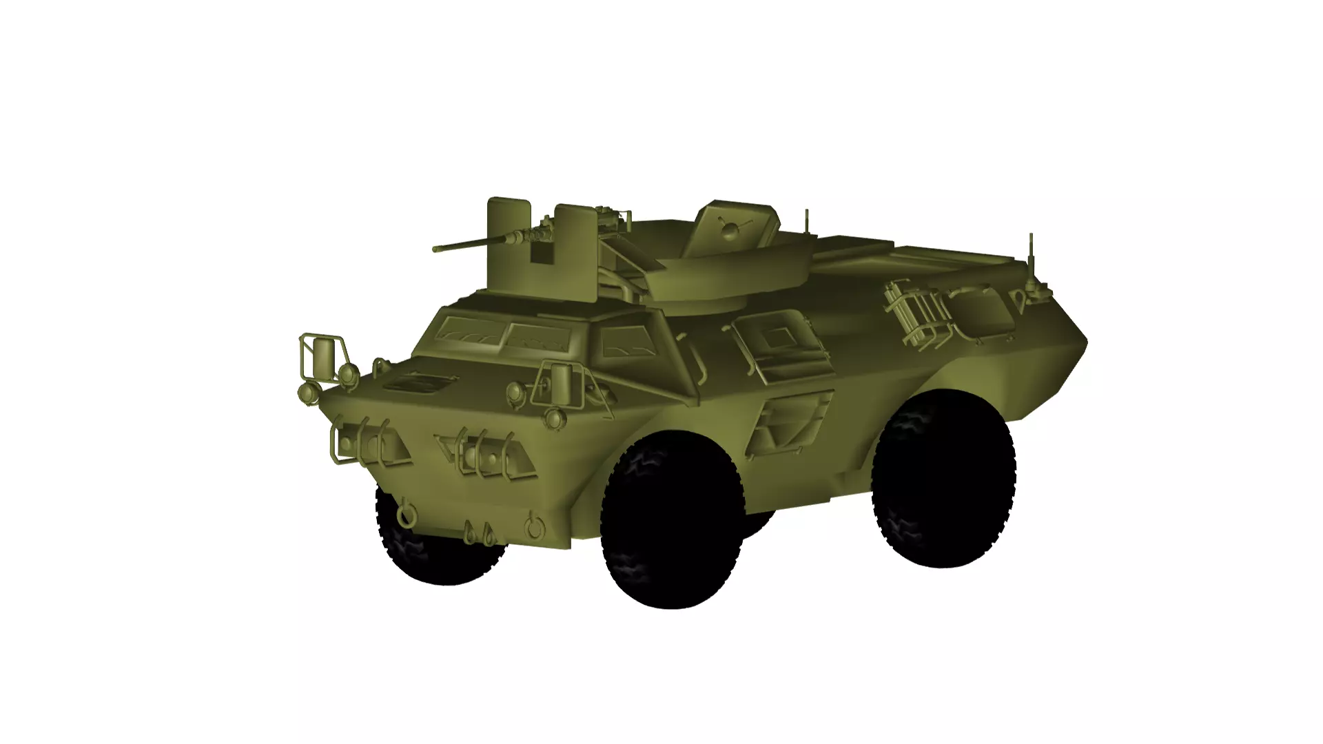Armored Security Vehicle 3D model