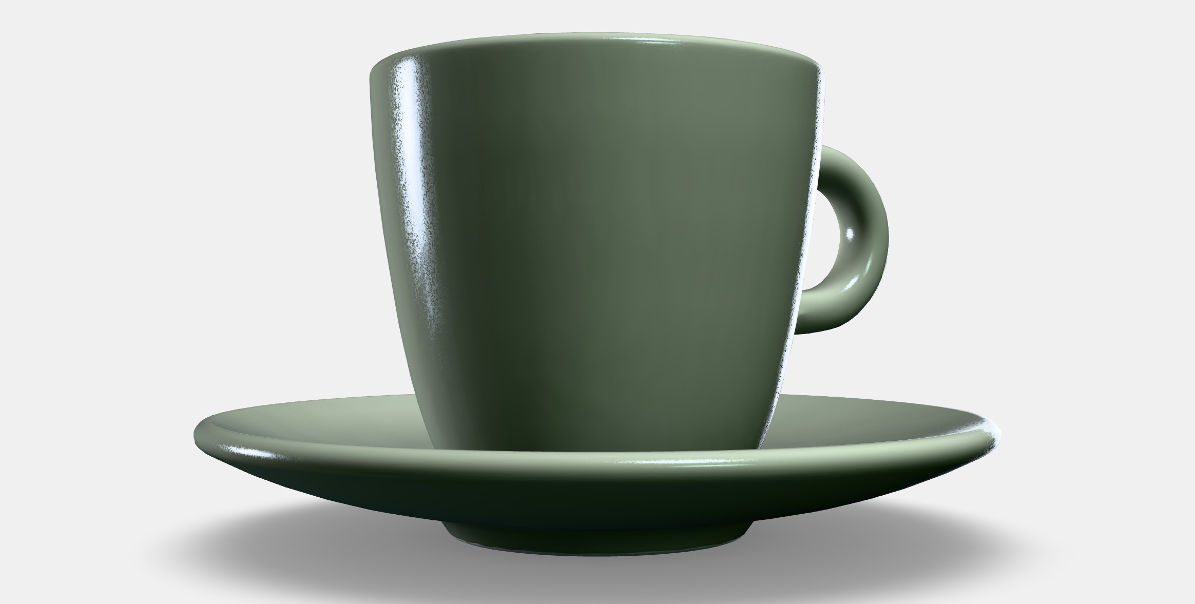 FARGKLAR Cup with saucer 4 Low-poly 3D model_10