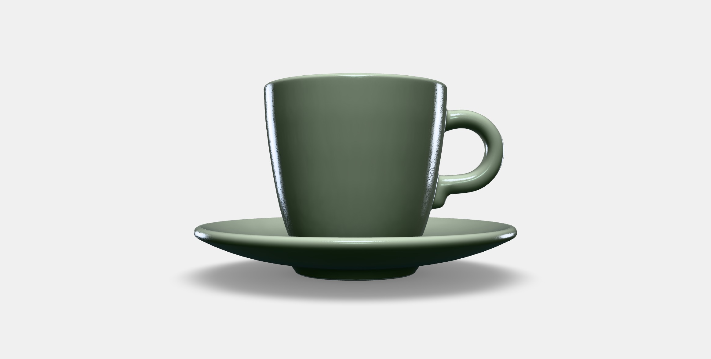 FARGKLAR Cup with saucer 4 Low-poly 3D model_9