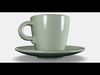 FARGKLAR Cup with saucer 4 Low-poly 3D model_1