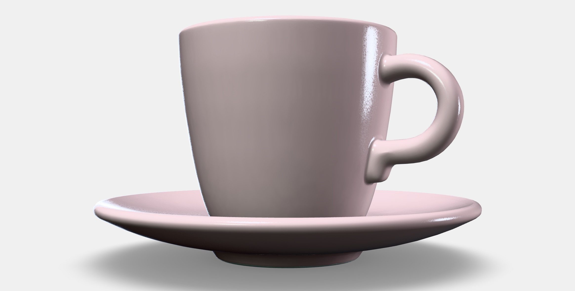 FARGKLAR Cup with saucer 5 Low-poly 3D model_14