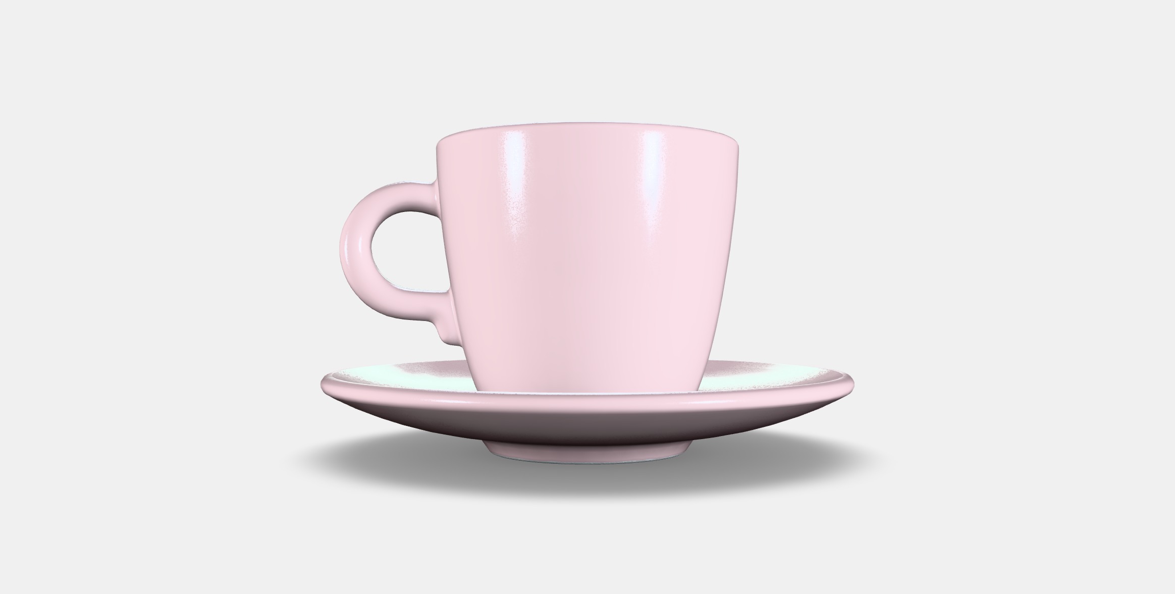 FARGKLAR Cup with saucer 5 Low-poly 3D model_13
