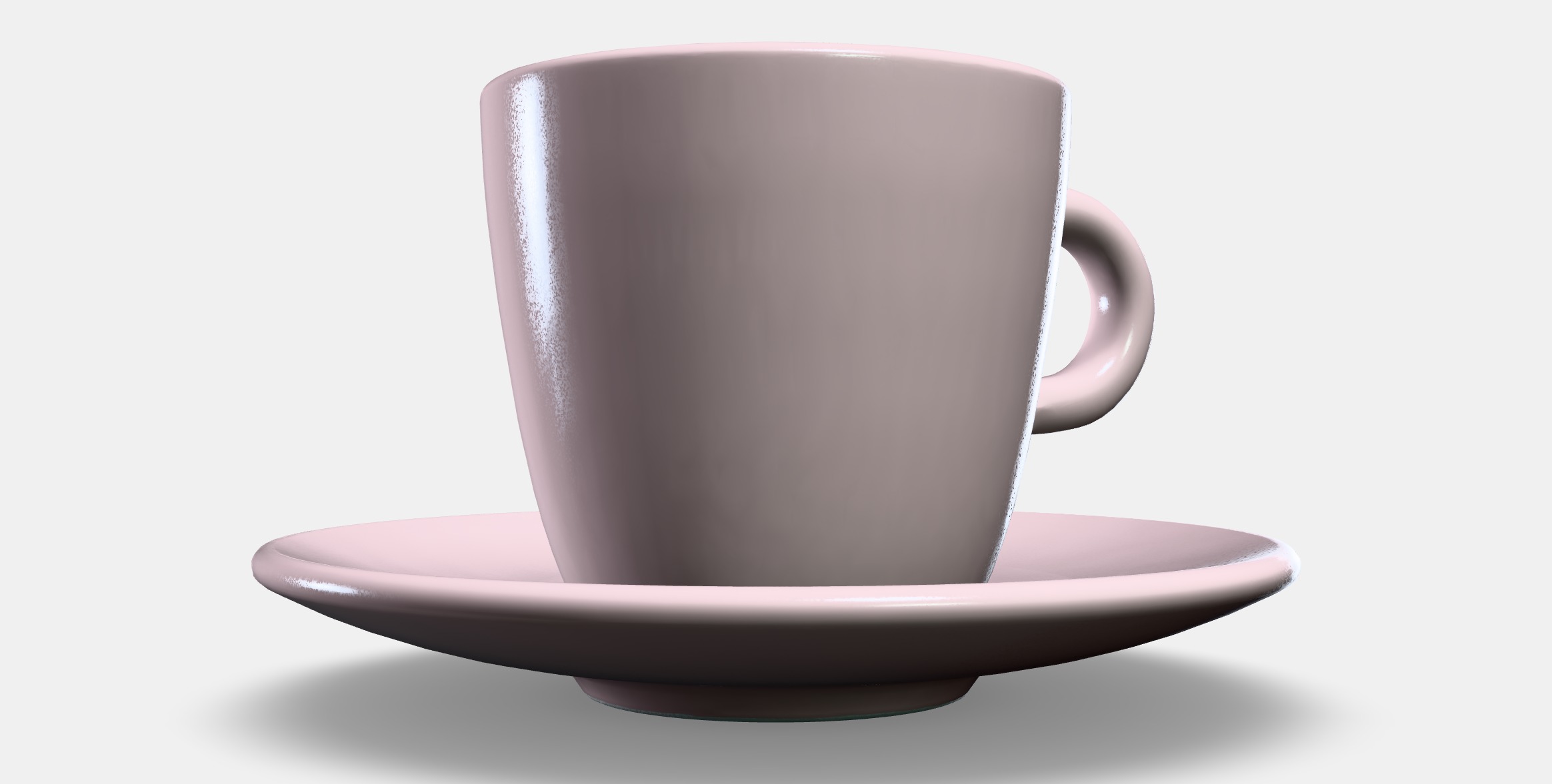 FARGKLAR Cup with saucer 5 Low-poly 3D model_10