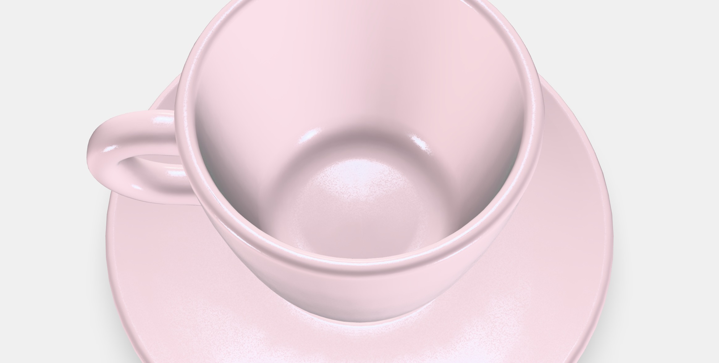 FARGKLAR Cup with saucer 5 Low-poly 3D model_6