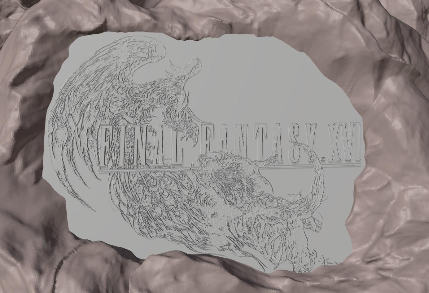 Final Fantasy XVI Ifrit vs Phoenix Diorama Two versions 3D print model_10