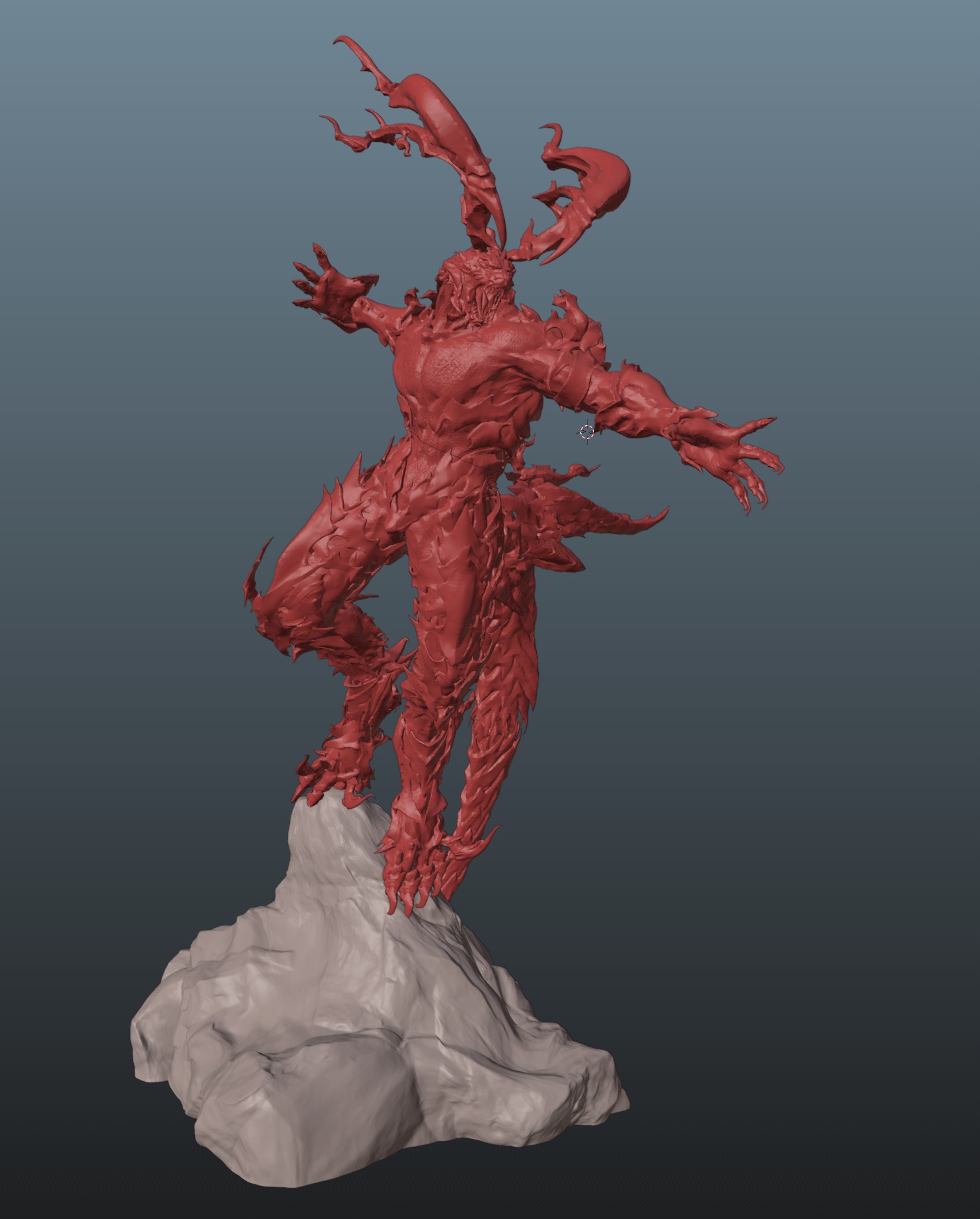 Final Fantasy XVI Ifrit vs Phoenix Diorama Two versions 3D print model_6