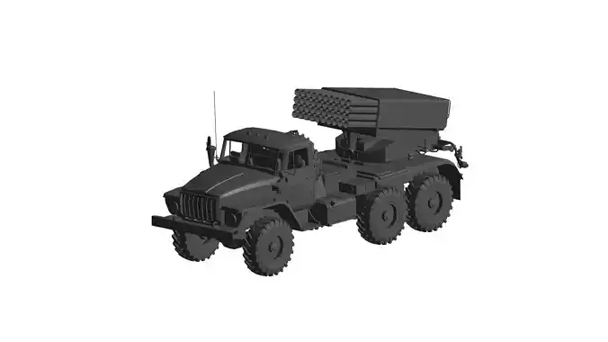 Grad multiple rocket launcher