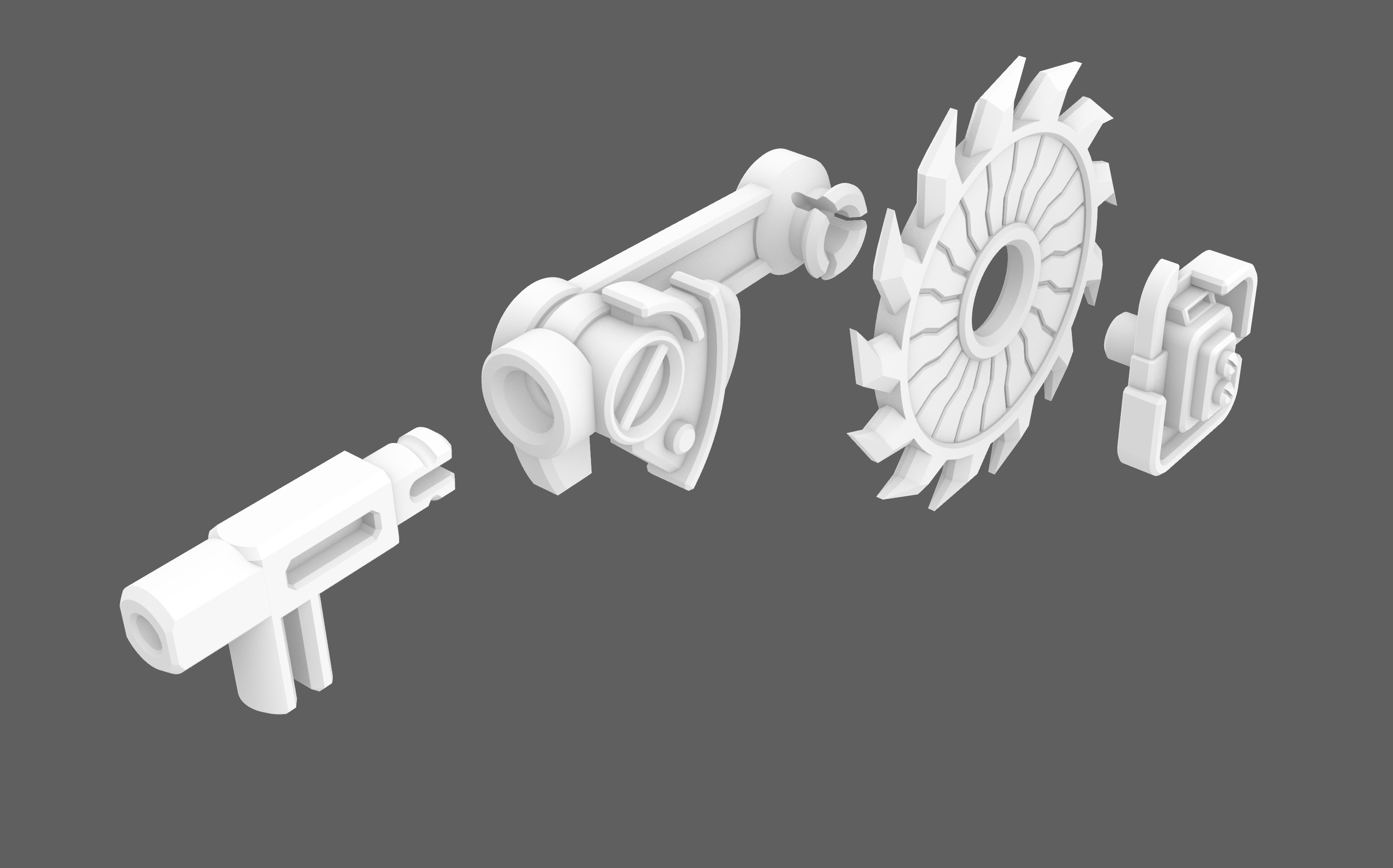 Drill and Saw for TFP Deluxe Knockout 3D print model_6