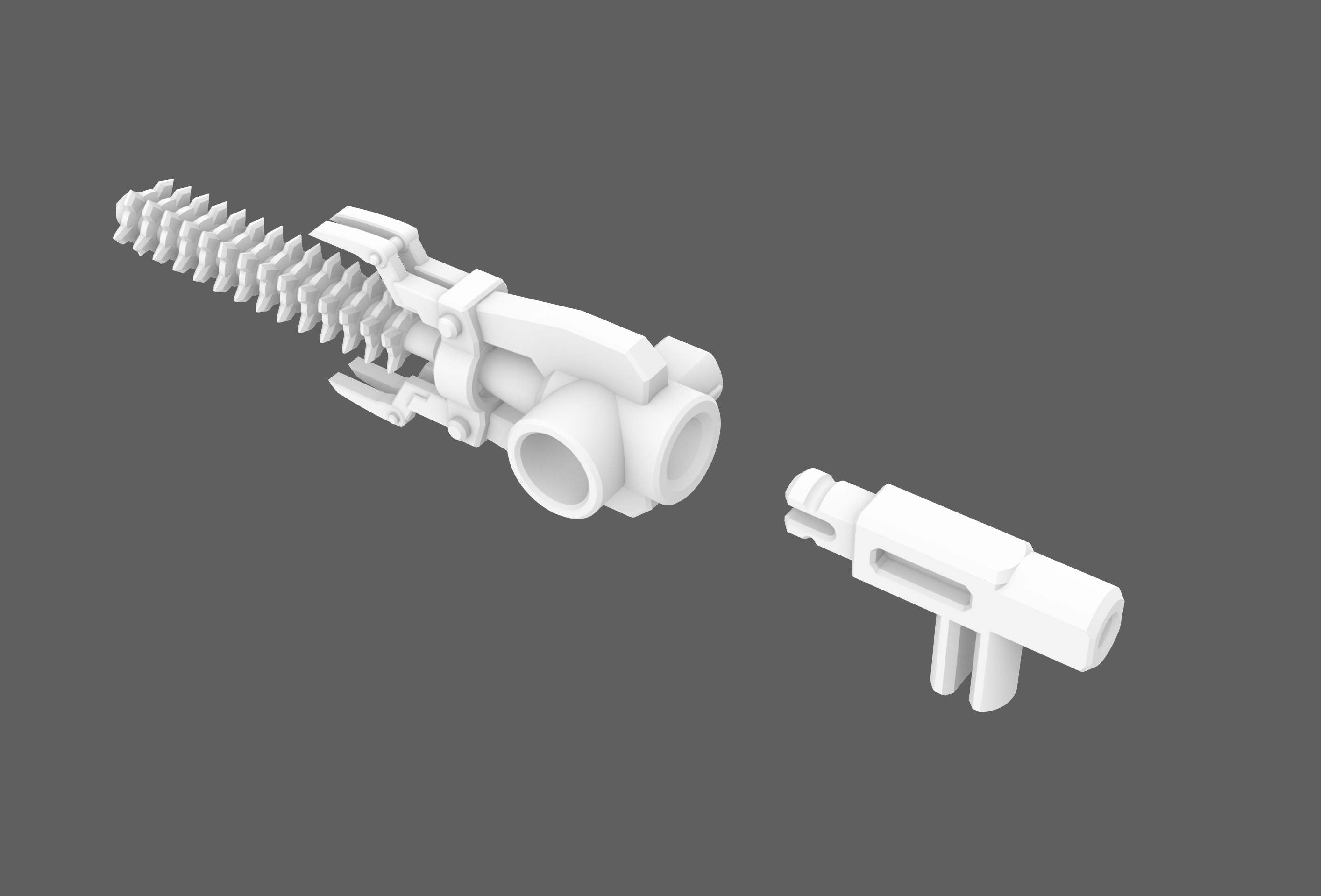 Drill and Saw for TFP Deluxe Knockout 3D print model_3