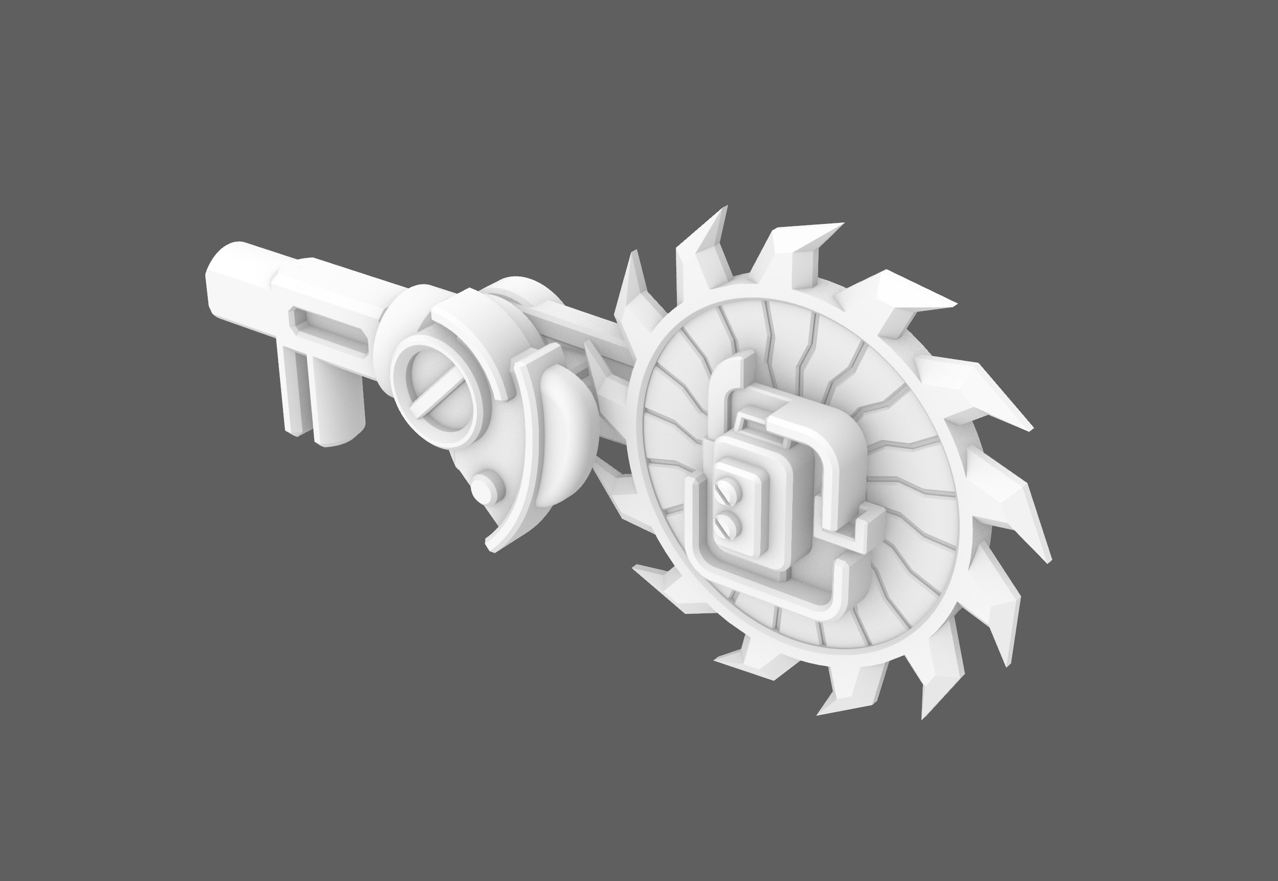 Drill and Saw for TFP Deluxe Knockout 3D print model_4